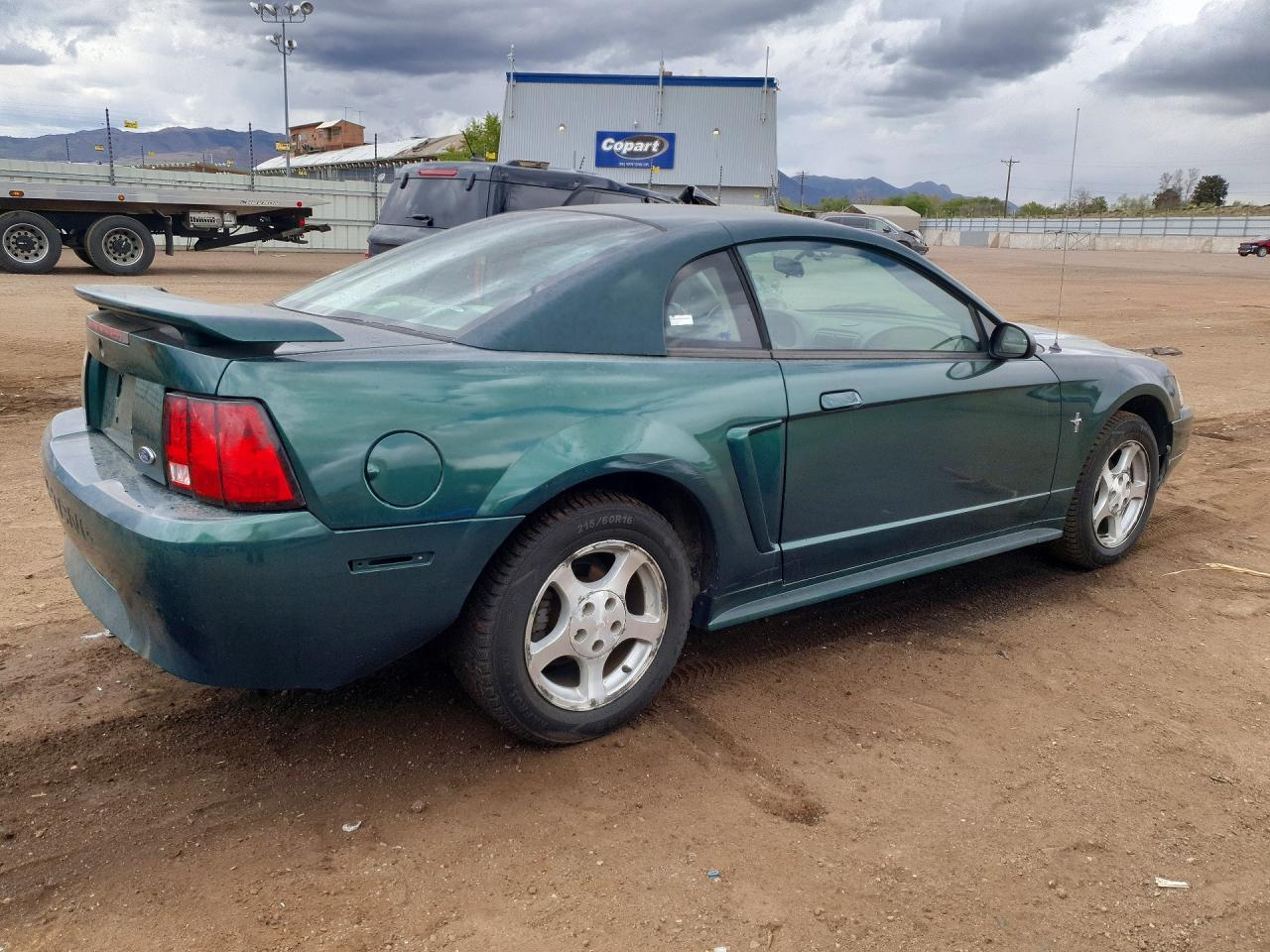 2003 Ford Mustang Green vin: 1FAFP40433F360158