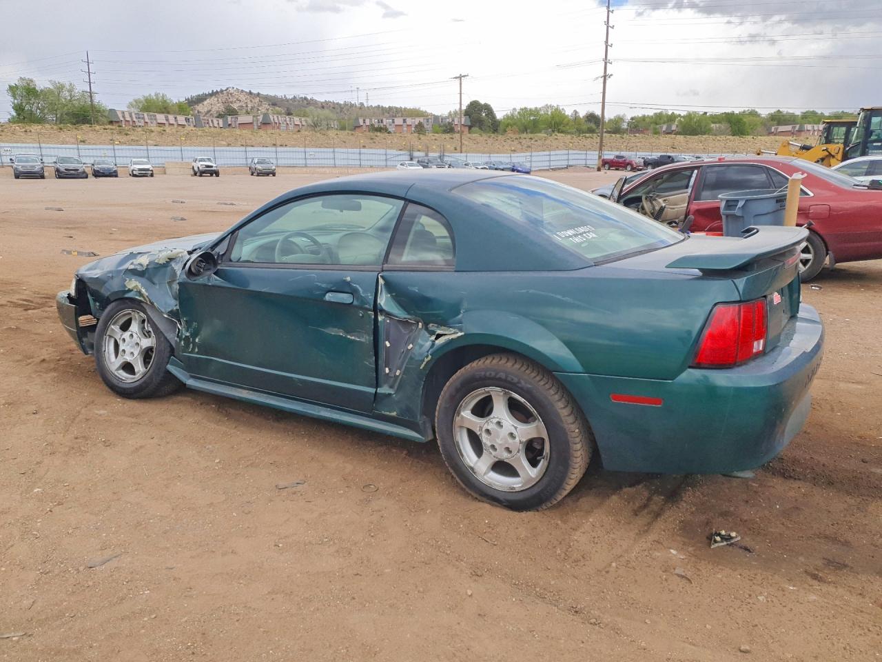 2003 Ford Mustang Green vin: 1FAFP40433F360158