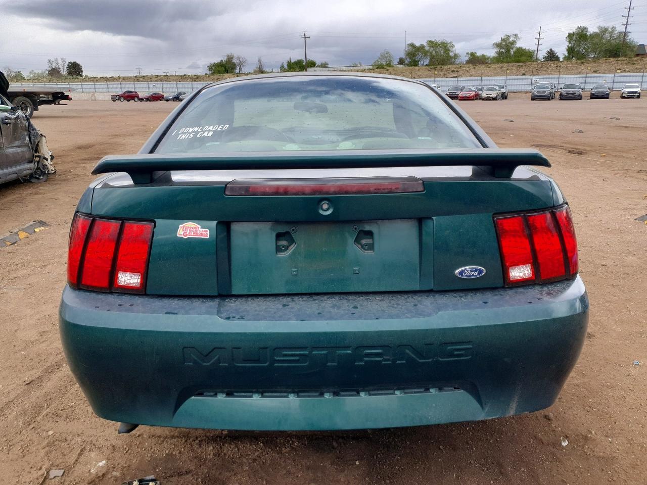 2003 Ford Mustang Green vin: 1FAFP40433F360158