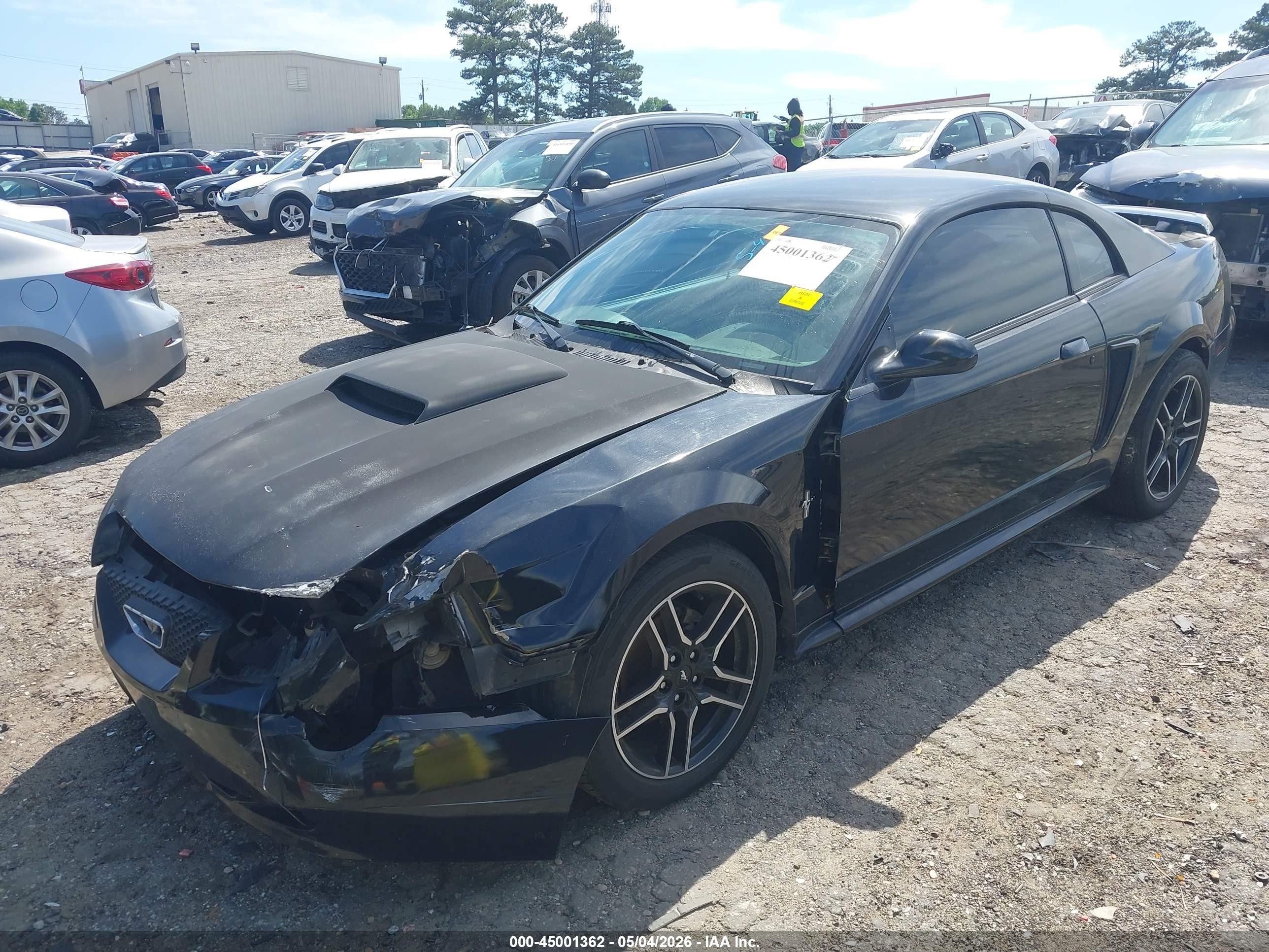 2003 Ford Mustang   Black vin: 1FAFP40433F448532