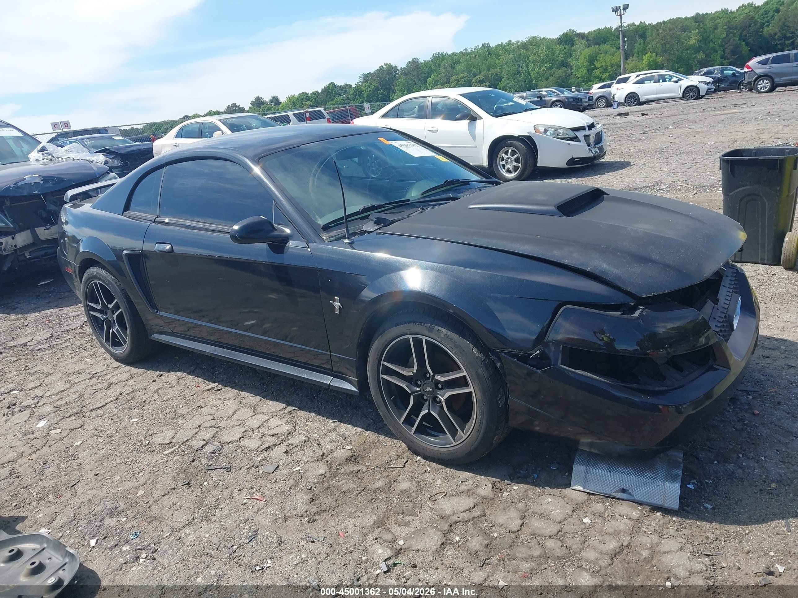 2003 Ford Mustang   Black vin: 1FAFP40433F448532