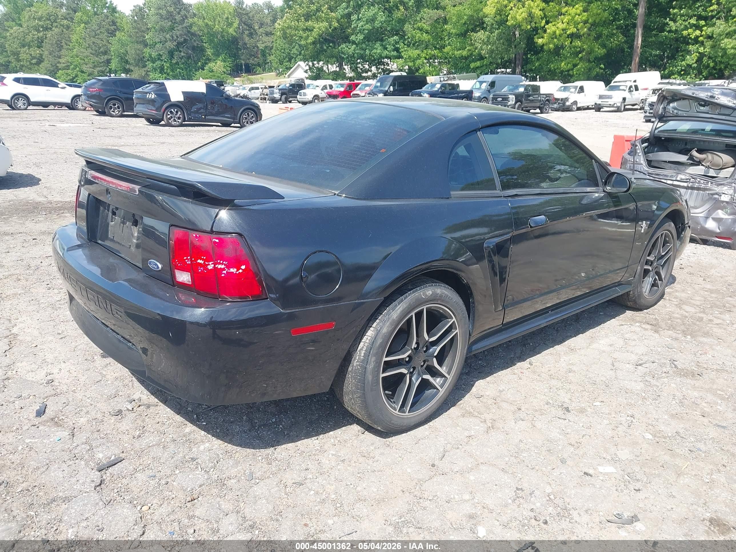 2003 Ford Mustang   Black vin: 1FAFP40433F448532