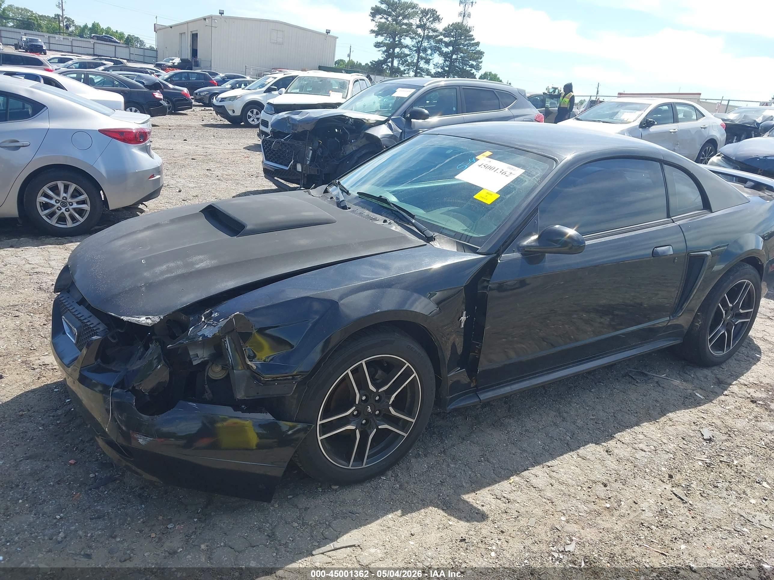 2003 Ford Mustang   Black vin: 1FAFP40433F448532