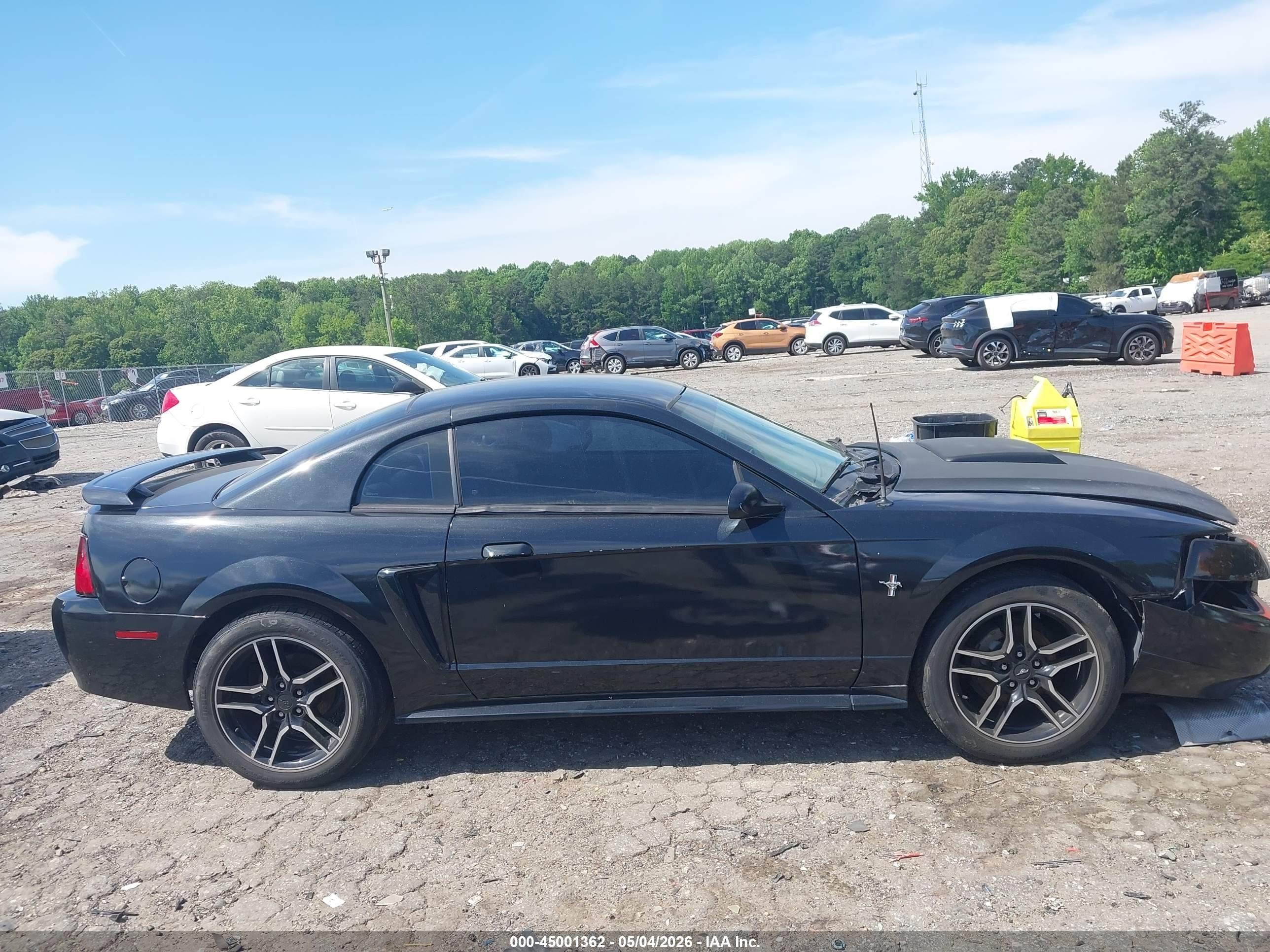 2003 Ford Mustang   Black vin: 1FAFP40433F448532