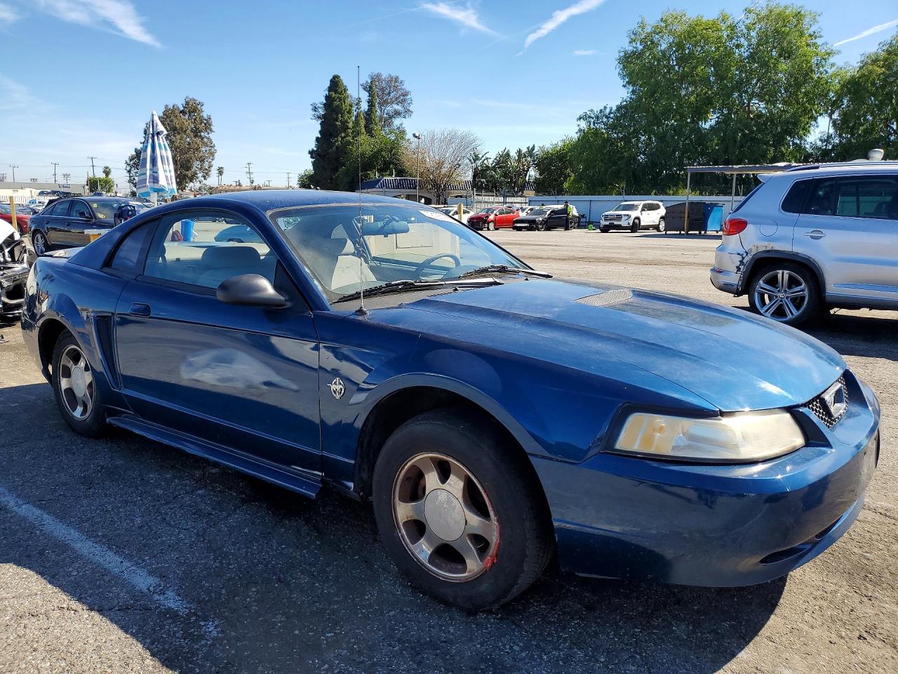 1999 Ford Mustang Синий vin: 1FAFP4043XF108805