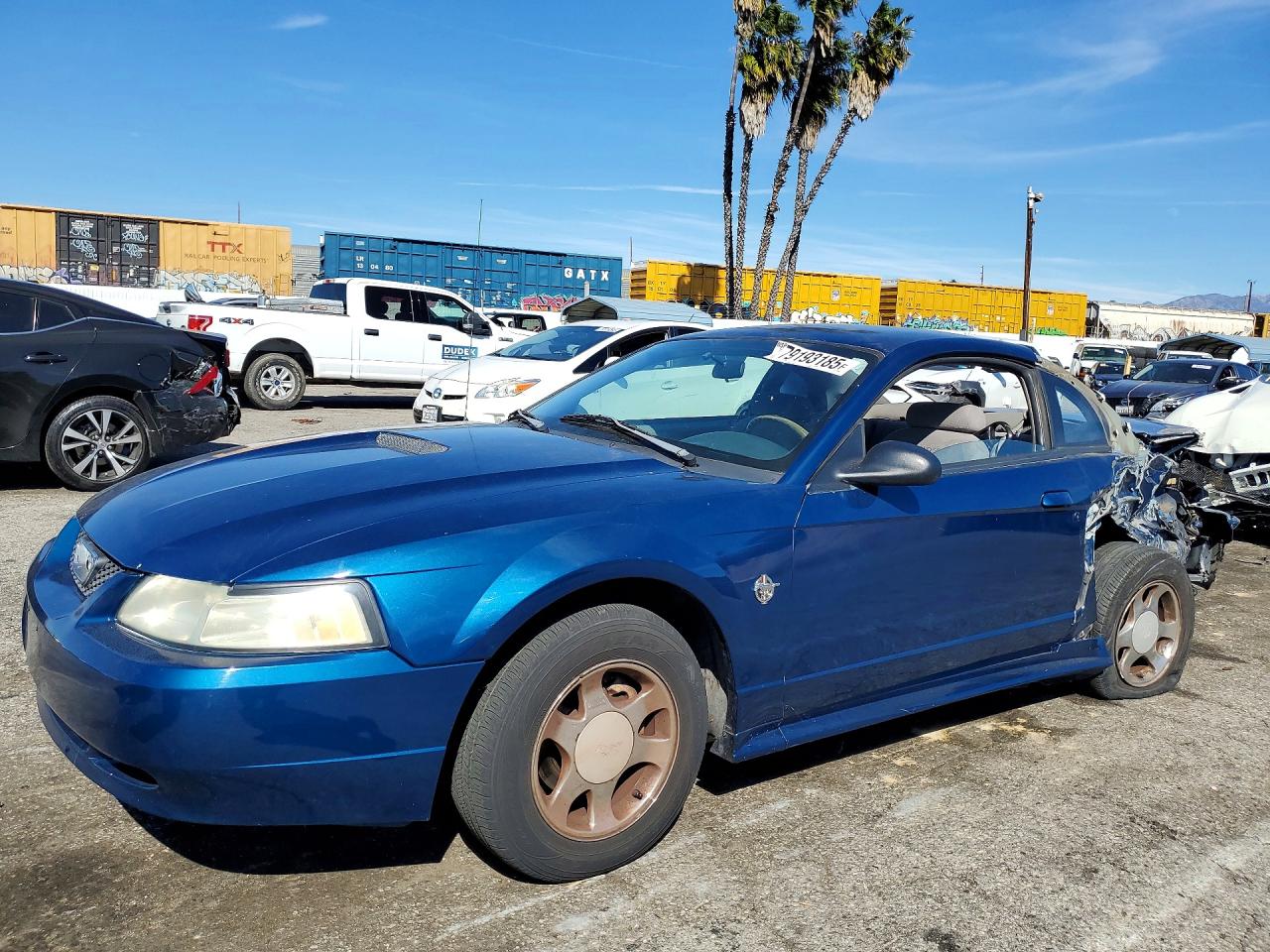 1999 Ford Mustang Синий vin: 1FAFP4043XF108805