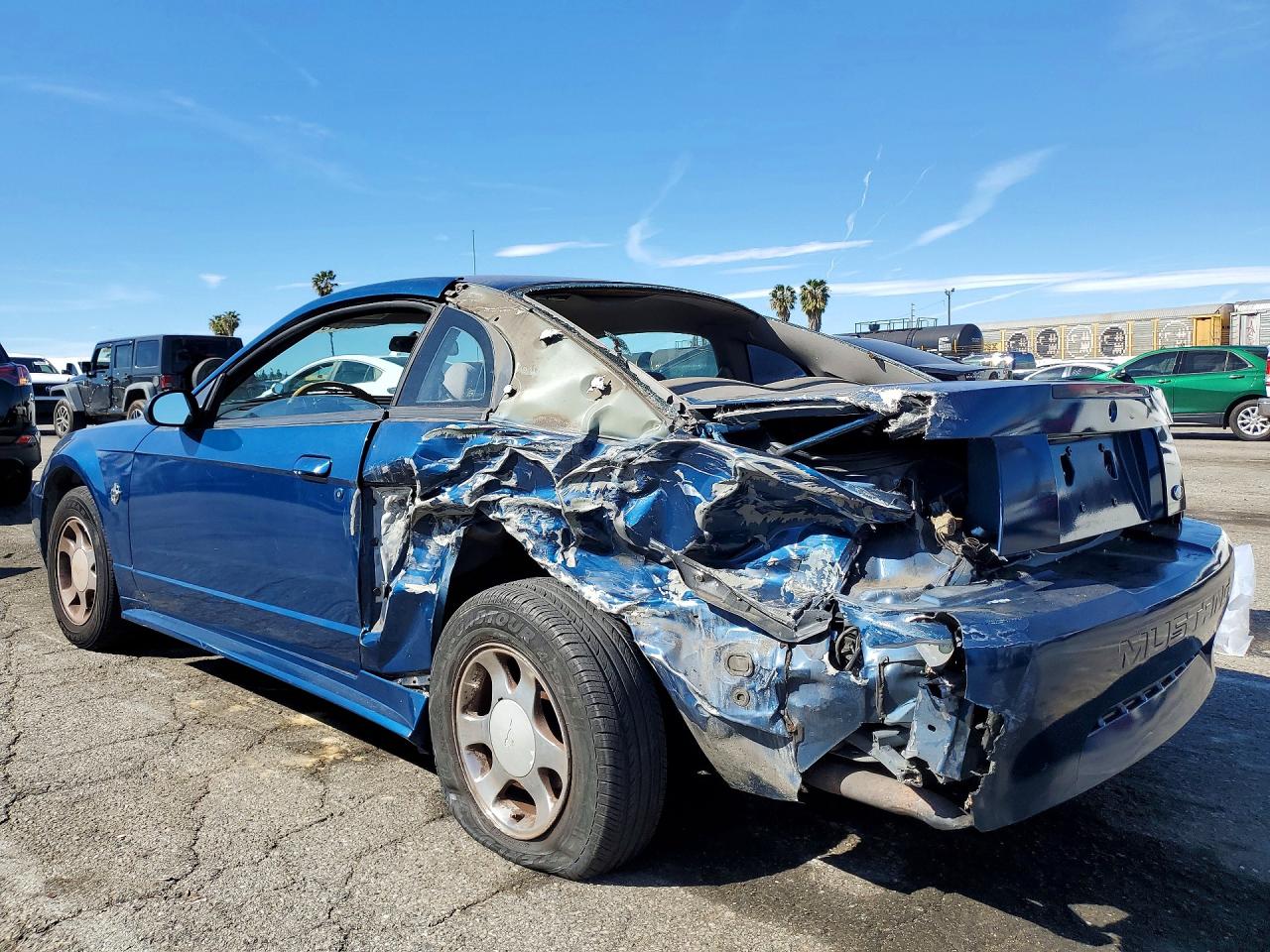 1999 Ford Mustang Синий vin: 1FAFP4043XF108805