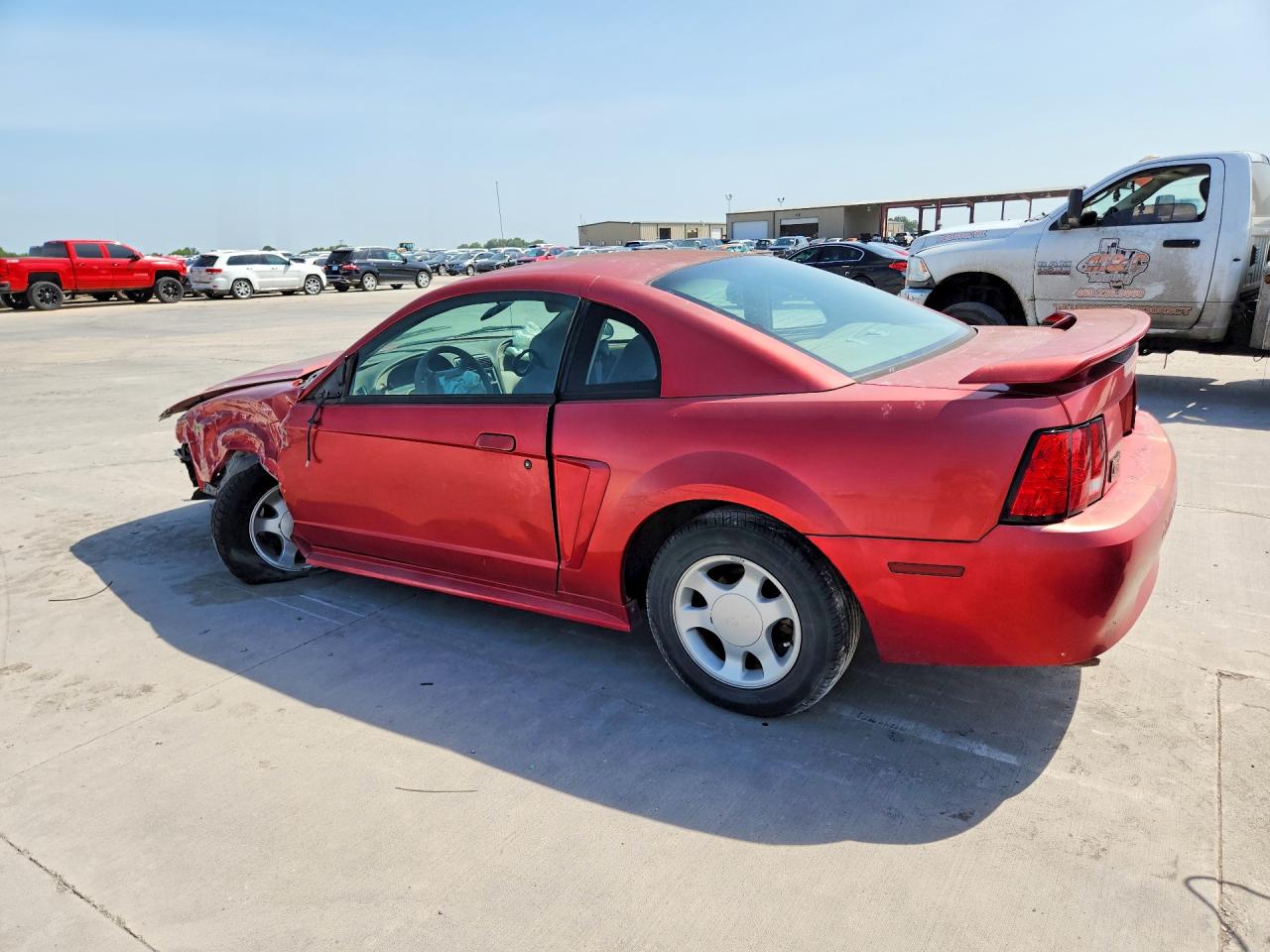 2001 Ford Mustang Red vin: 1FAFP40441F207267