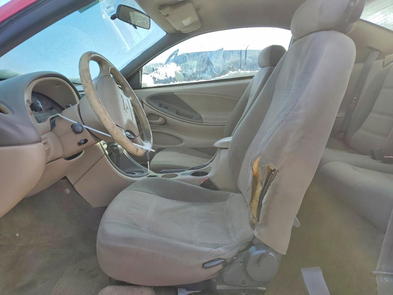 2002 Ford Mustang Red vin: 1FAFP40442F188933