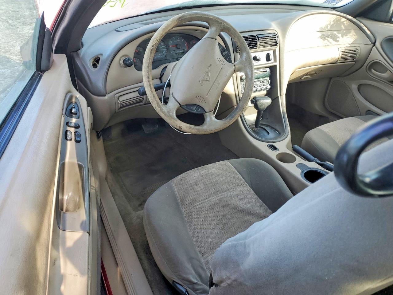 2002 Ford Mustang Red vin: 1FAFP40442F188933