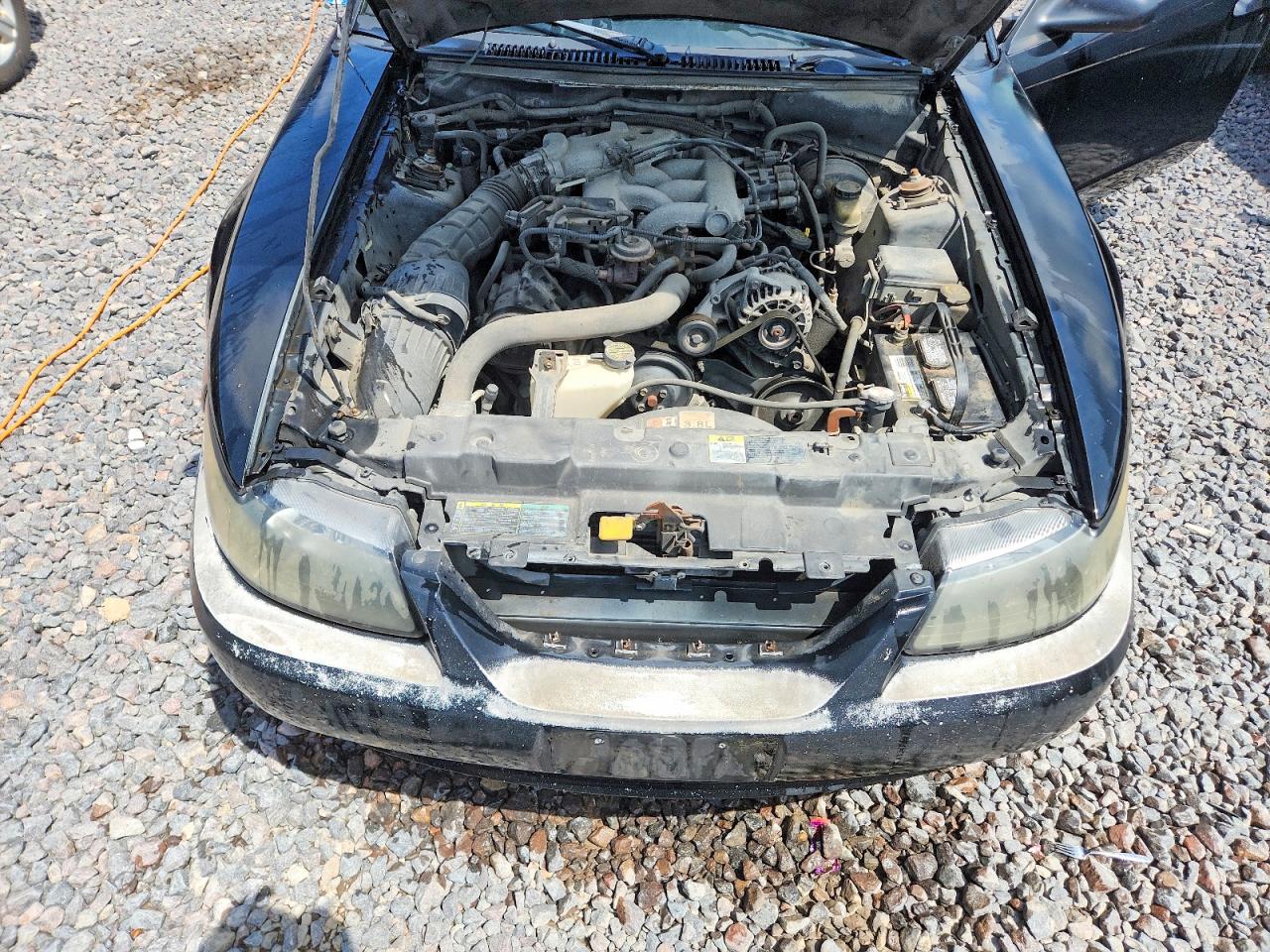 2003 Ford Mustang Black vin: 1FAFP40443F357124