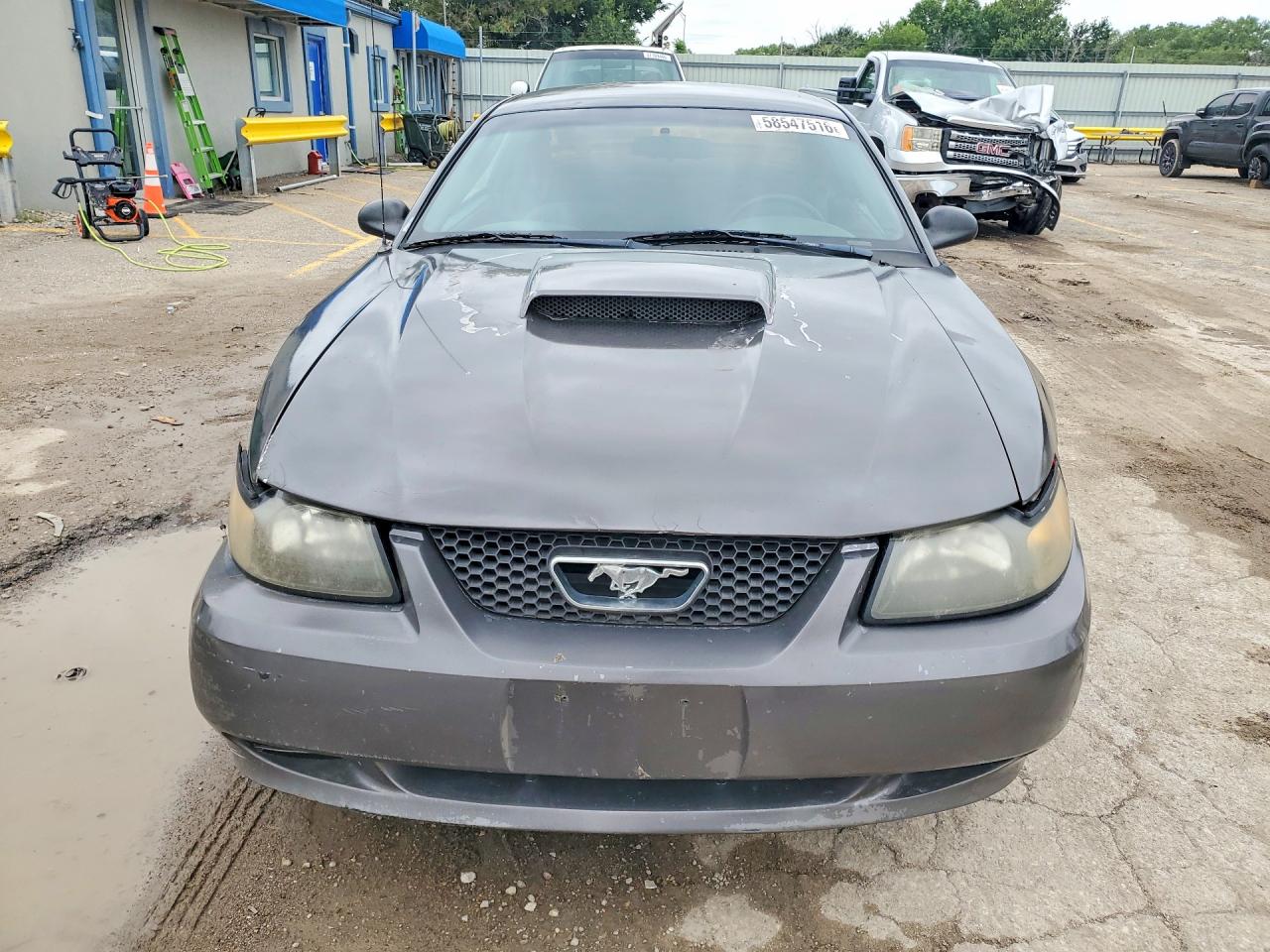 2004 Ford Mustang Gray vin: 1FAFP40444F111918