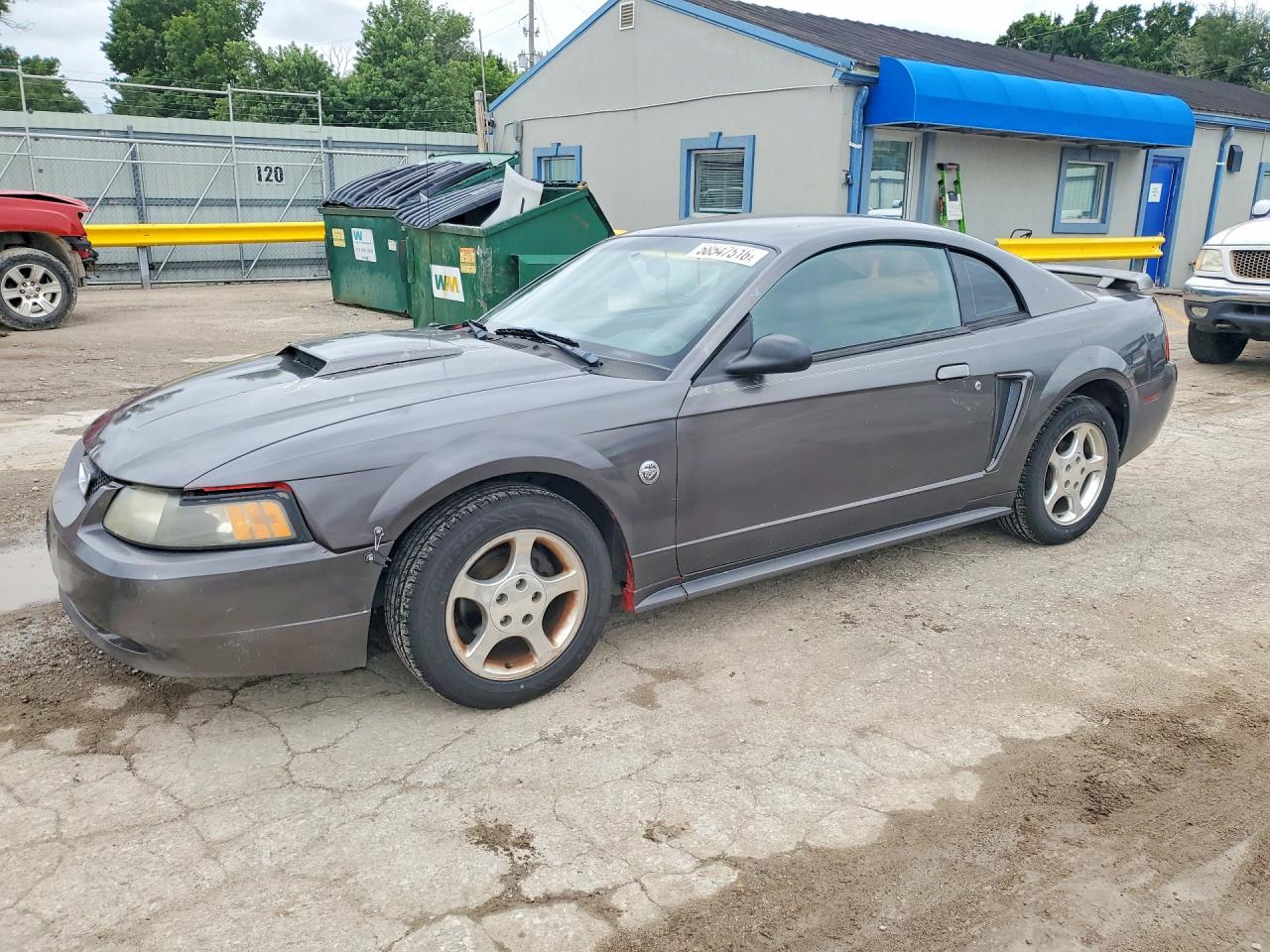 2004 Ford Mustang Gray vin: 1FAFP40444F111918