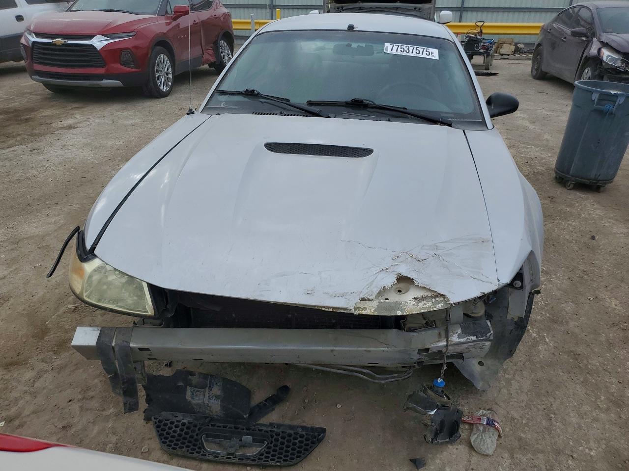 2004 Ford Mustang Silver vin: 1FAFP40444F118321