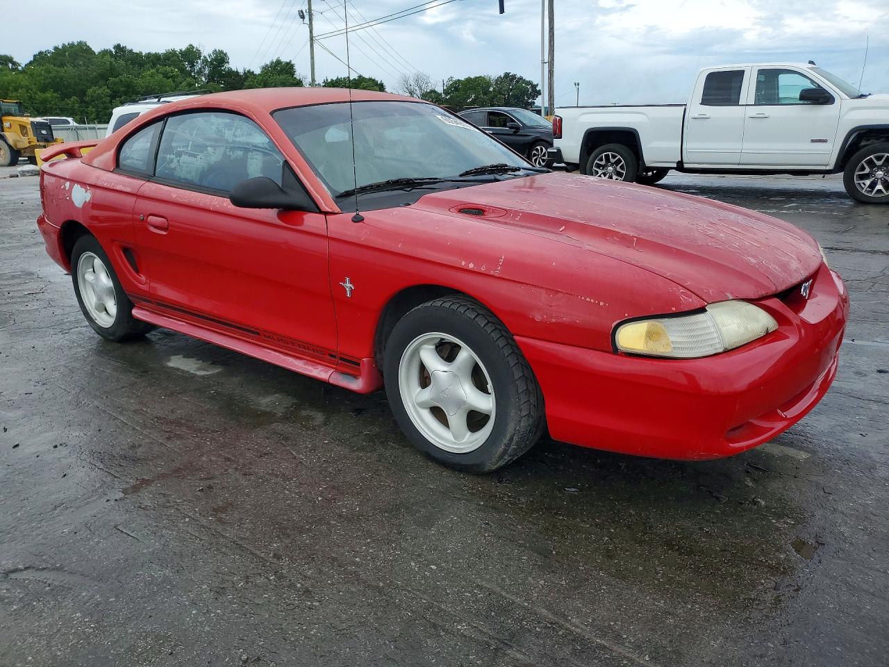 1998 Ford Mustang Red vin: 1FAFP4044WF194141
