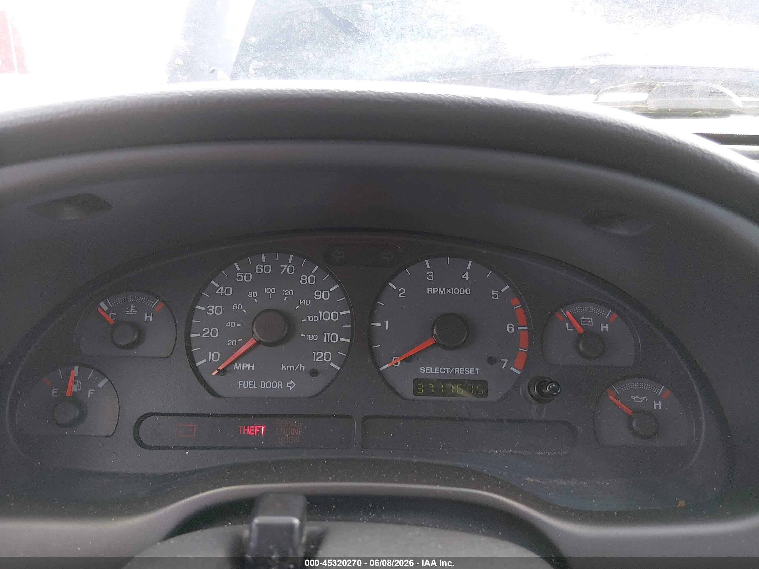 2002 Ford Mustang Deluxe Black vin: 1FAFP40452F111570