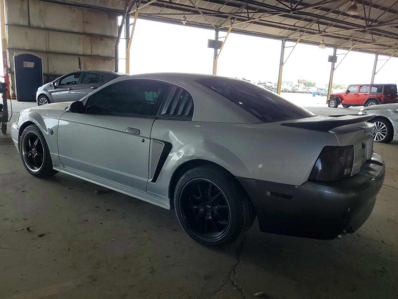 2002 Ford Mustang Silver vin: 1FAFP40452F151647