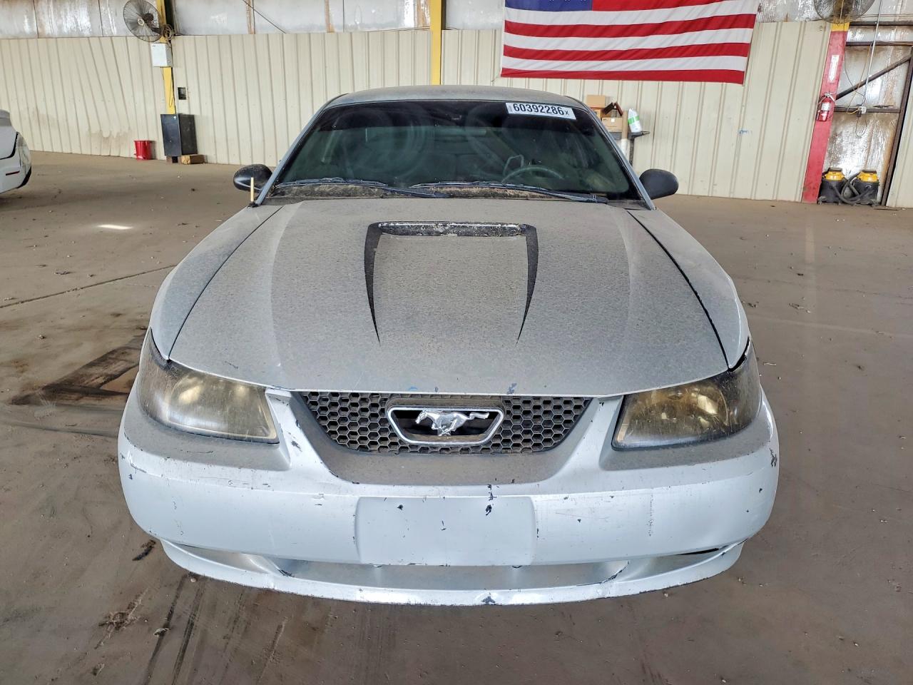 2002 Ford Mustang Silver vin: 1FAFP40452F151647