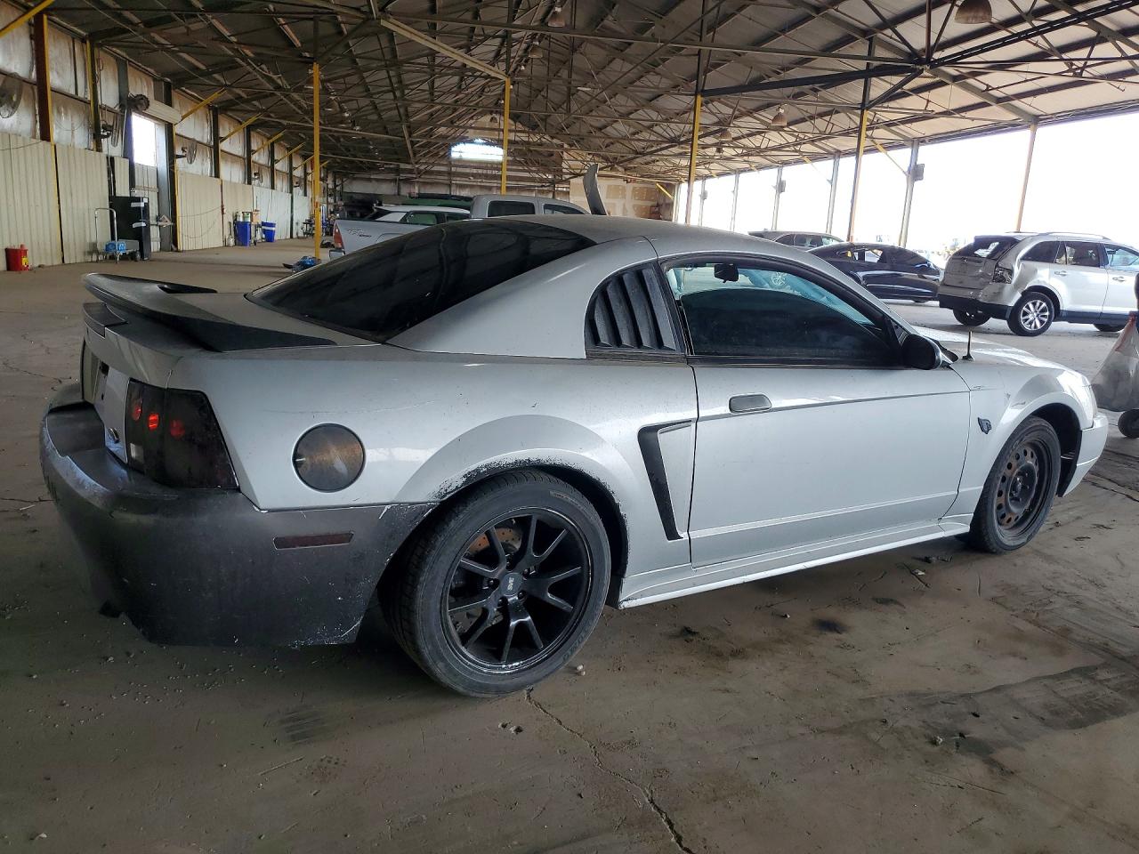 2002 Ford Mustang Silver vin: 1FAFP40452F151647