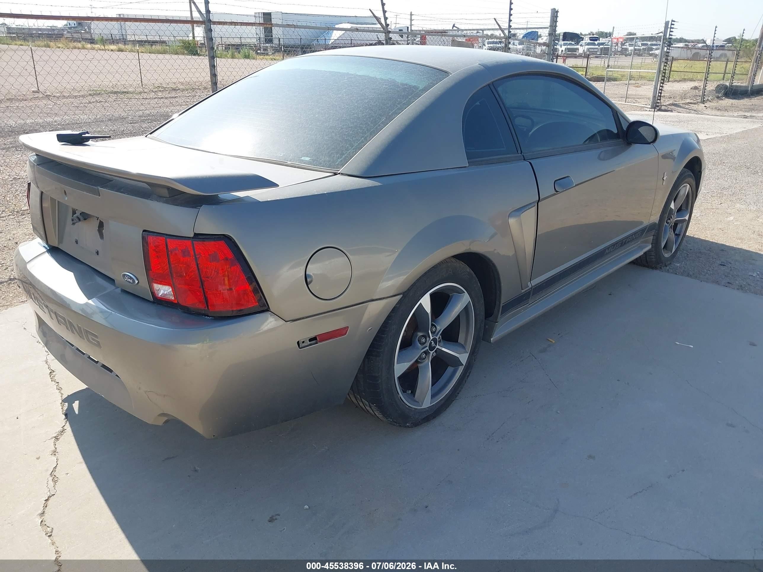 2002 Ford Mustang Deluxe/premium/standard Black vin: 1FAFP40452F174765