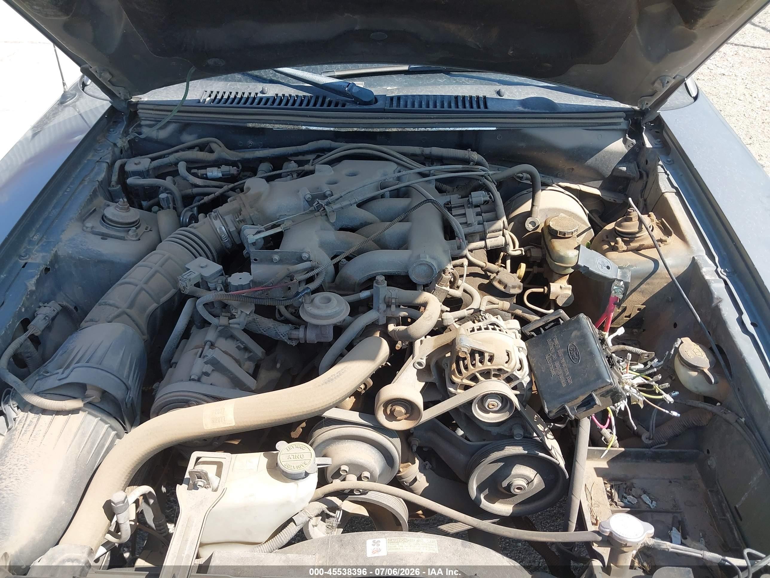 2002 Ford Mustang Deluxe/premium/standard Black vin: 1FAFP40452F174765