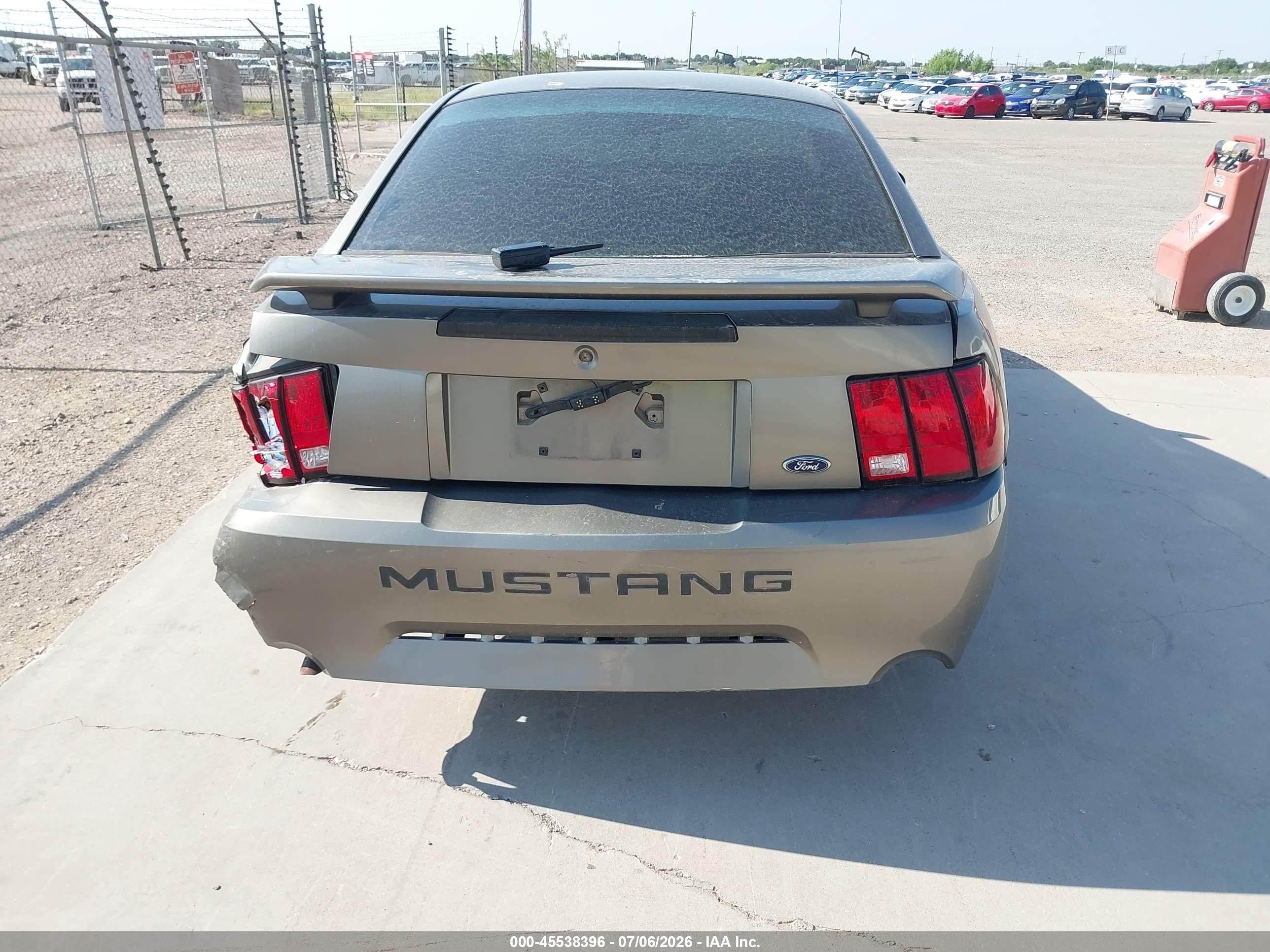 2002 Ford Mustang Deluxe/premium/standard Black vin: 1FAFP40452F174765