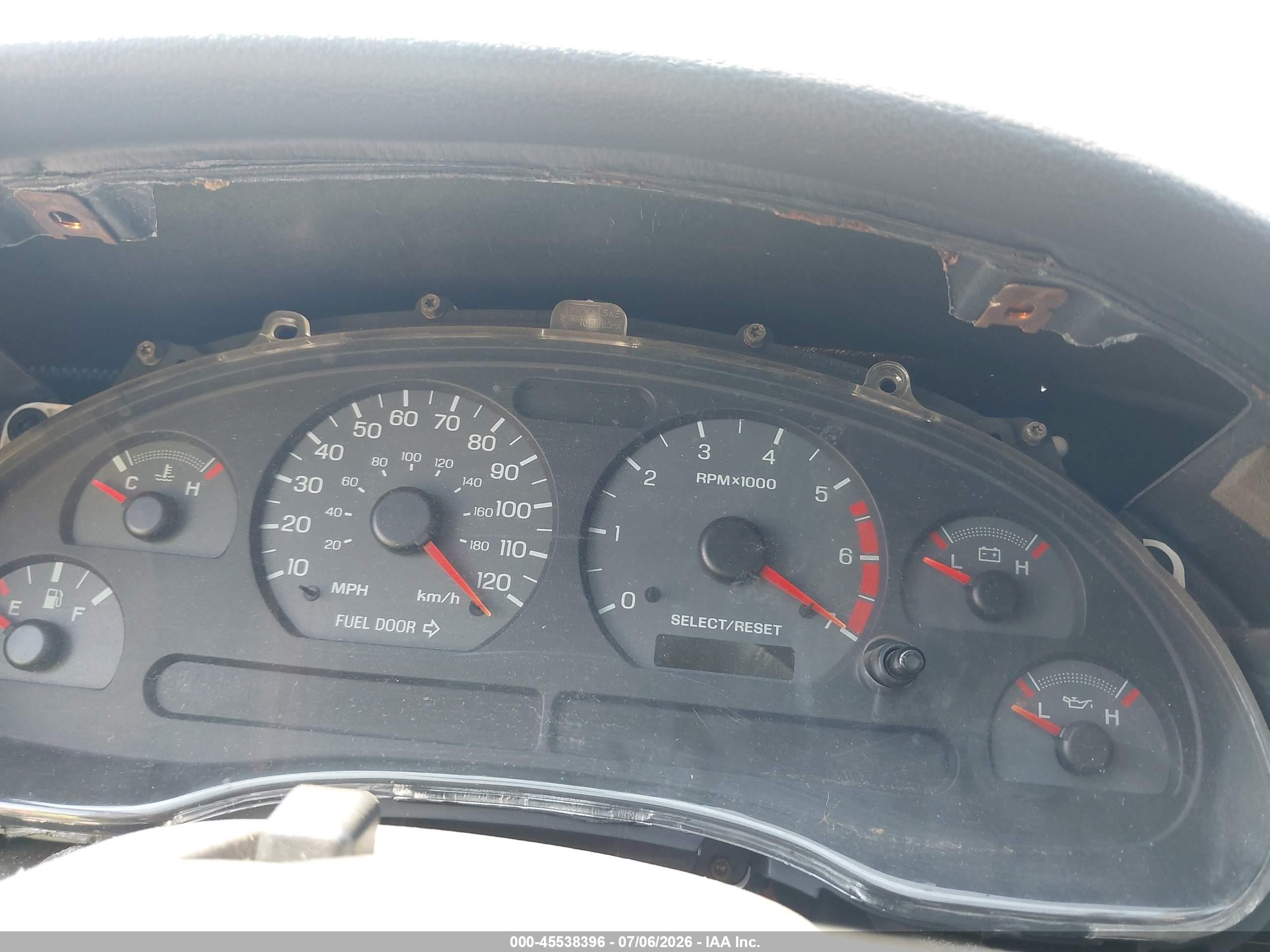 2002 Ford Mustang Deluxe/premium/standard Black vin: 1FAFP40452F174765