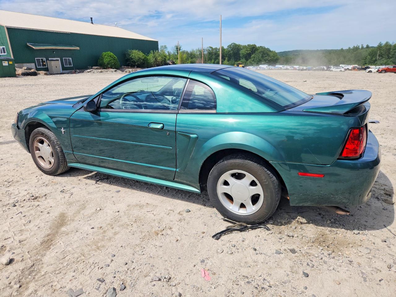 2001 Ford Mustang Green vin: 1FAFP40461F187846