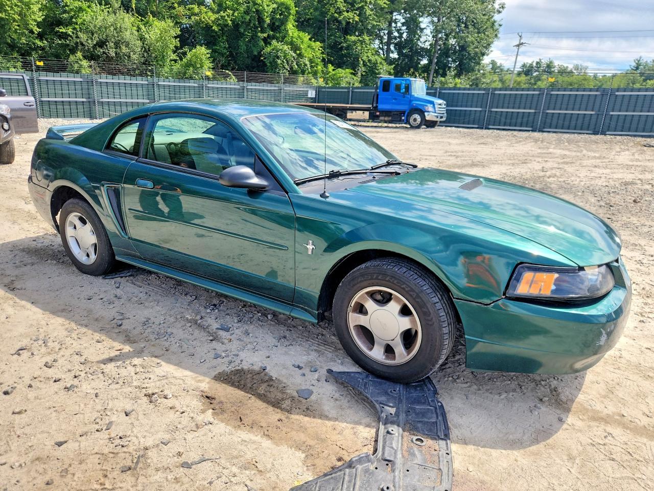 2001 Ford Mustang Green vin: 1FAFP40461F187846