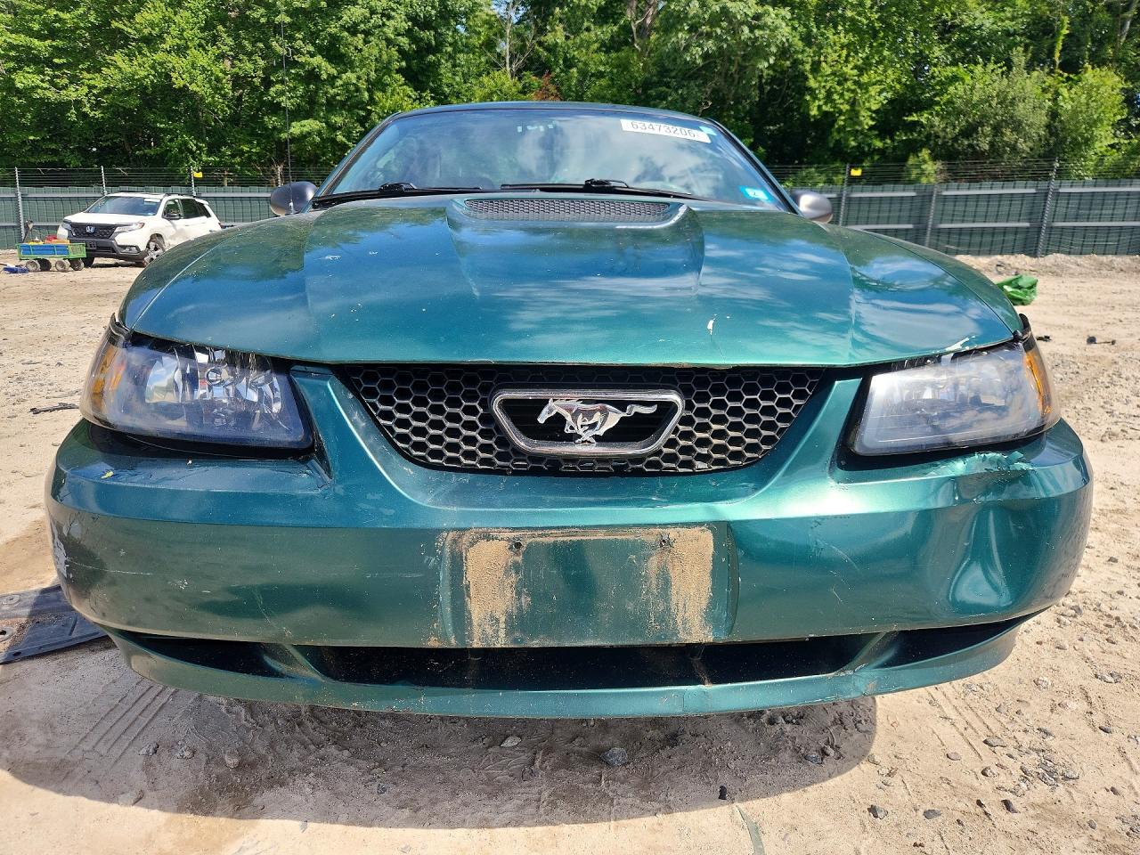 2001 Ford Mustang Green vin: 1FAFP40461F187846