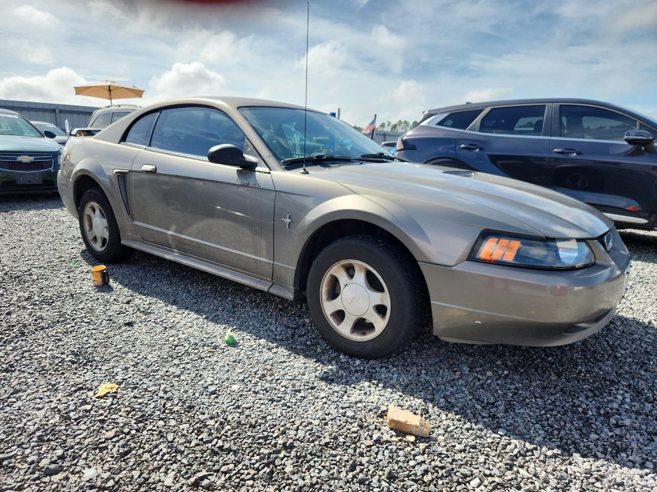2001 Ford Mustang Gray vin: 1FAFP40461F260603