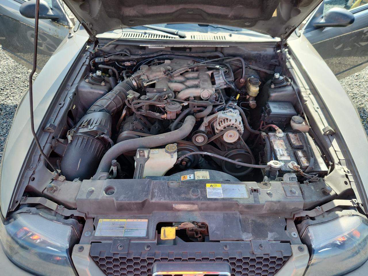 2001 Ford Mustang Gray vin: 1FAFP40461F260603