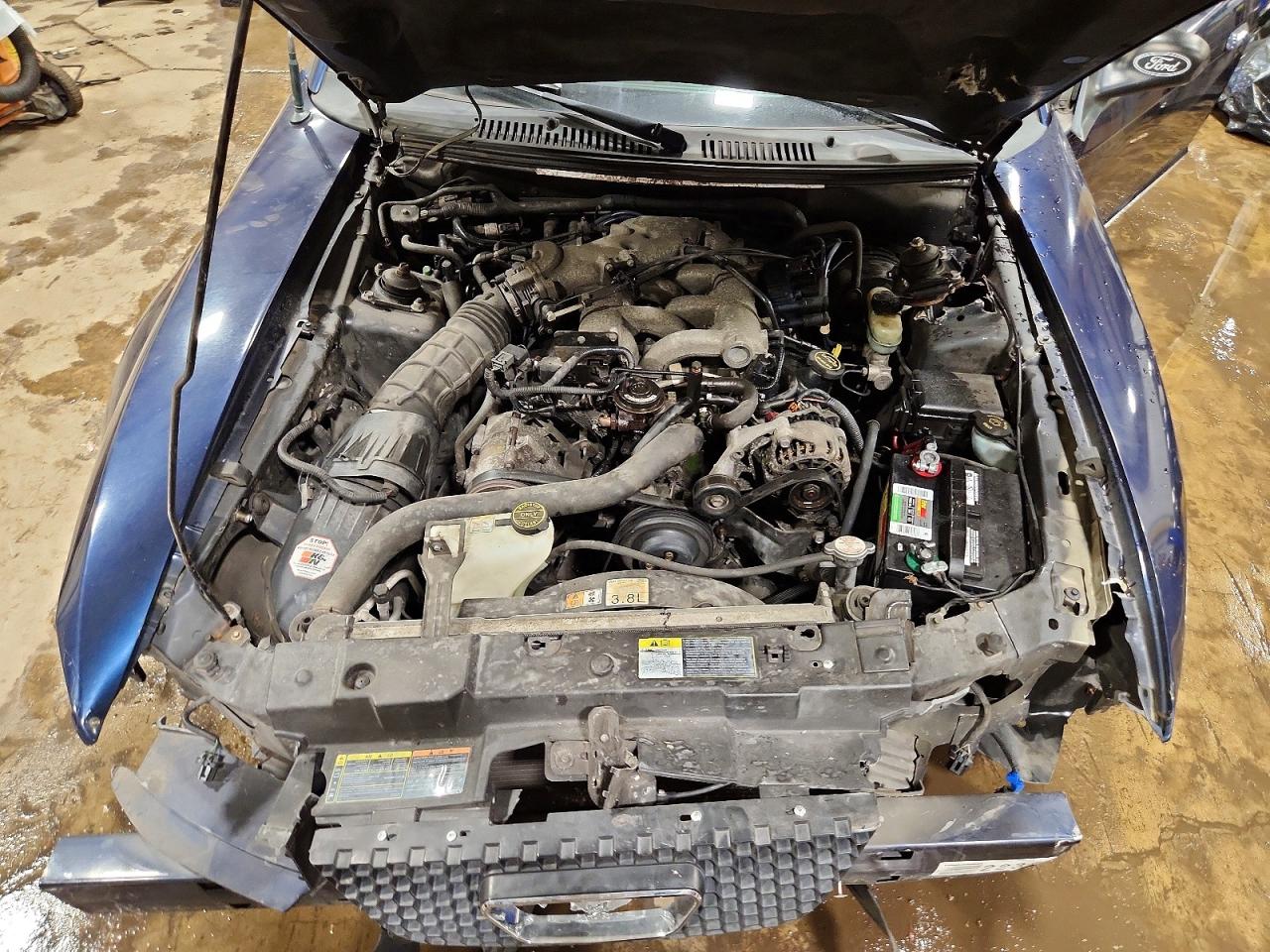 2002 Ford Mustang Blue vin: 1FAFP40462F159174