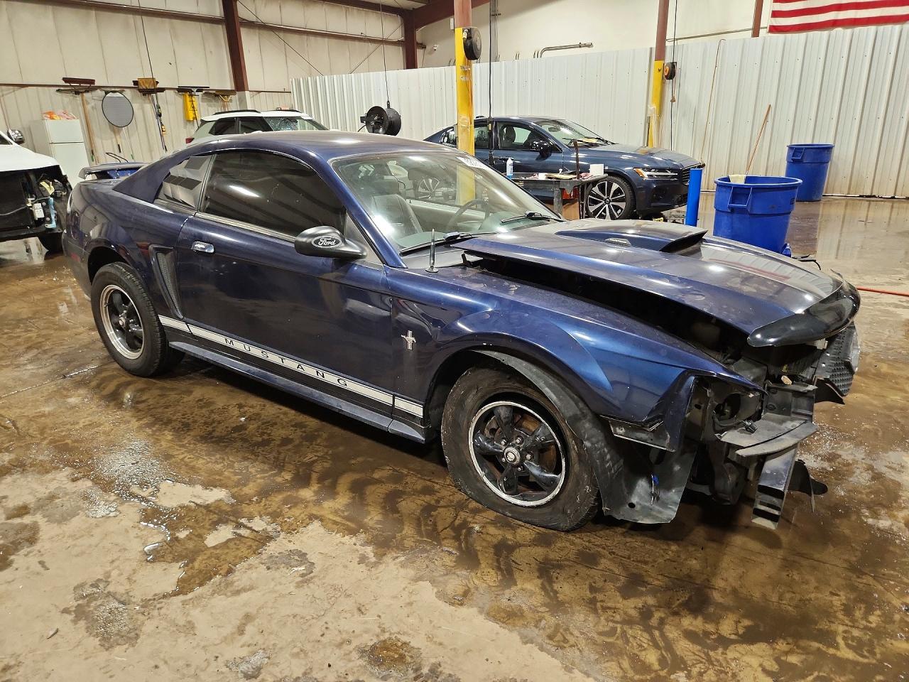 2002 Ford Mustang Blue vin: 1FAFP40462F159174