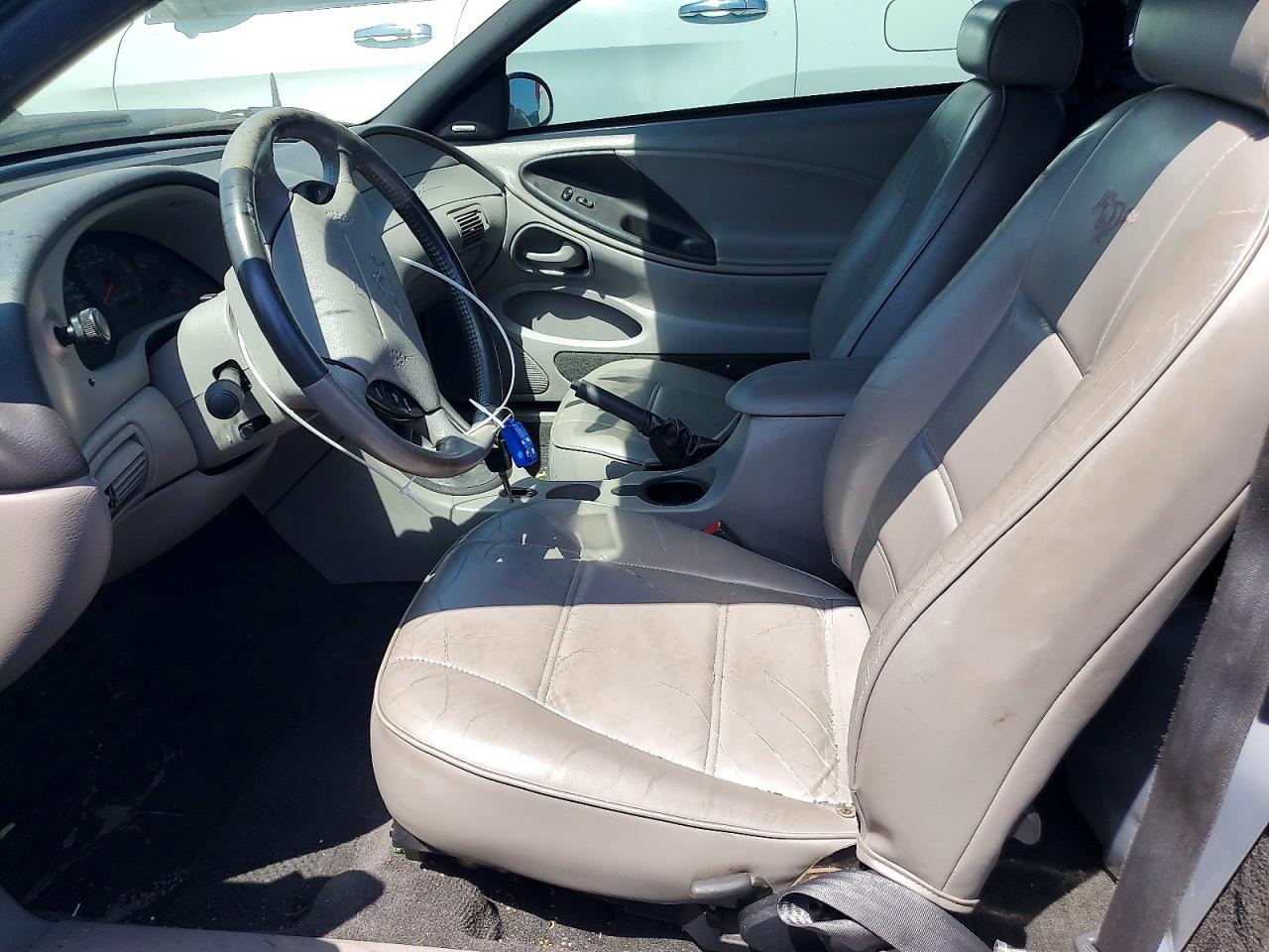 2002 Ford Mustang Blue vin: 1FAFP40462F159174