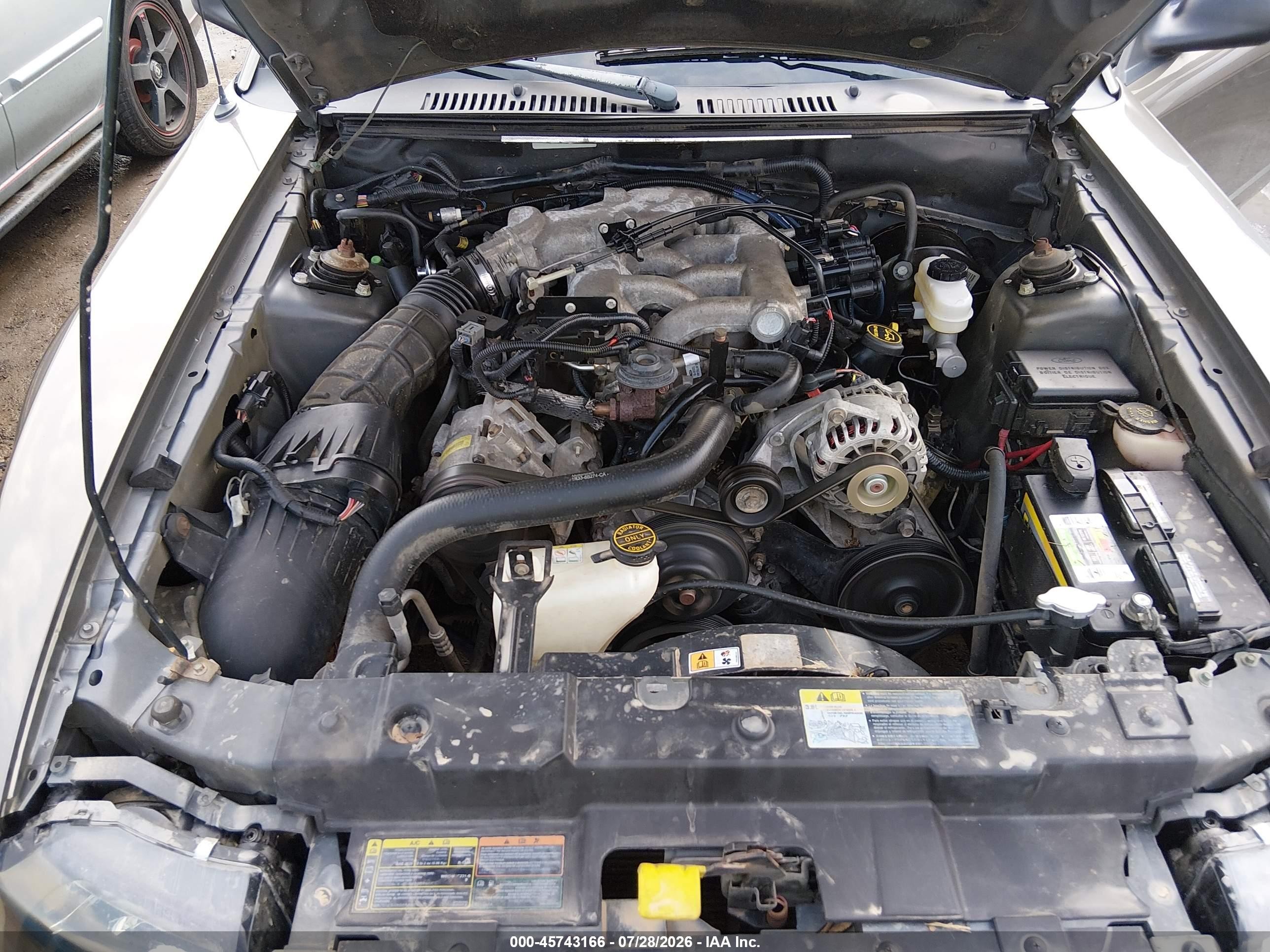2002 Ford Mustang   Gray vin: 1FAFP40462F165993