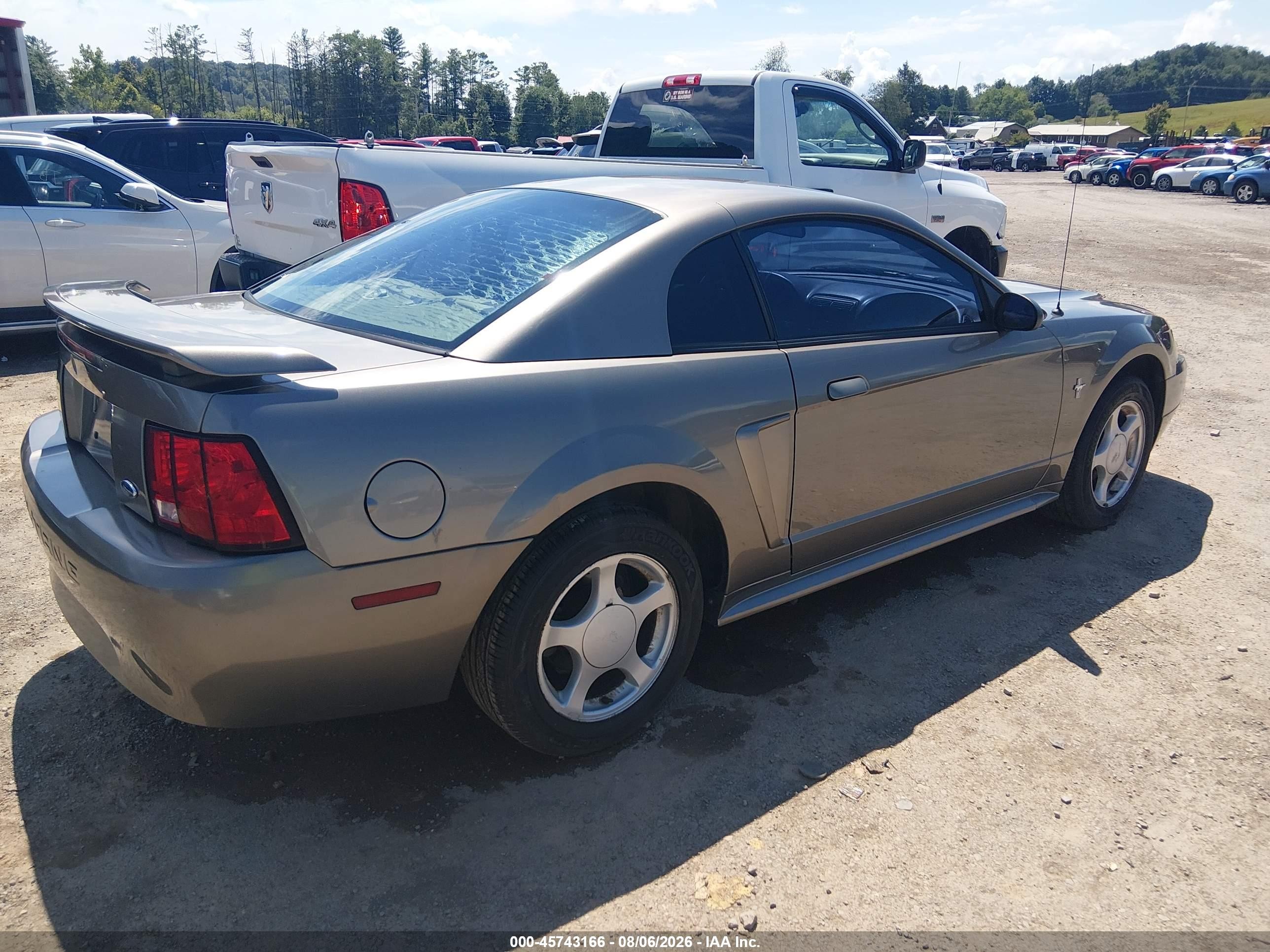 2002 Ford Mustang   Gray vin: 1FAFP40462F165993