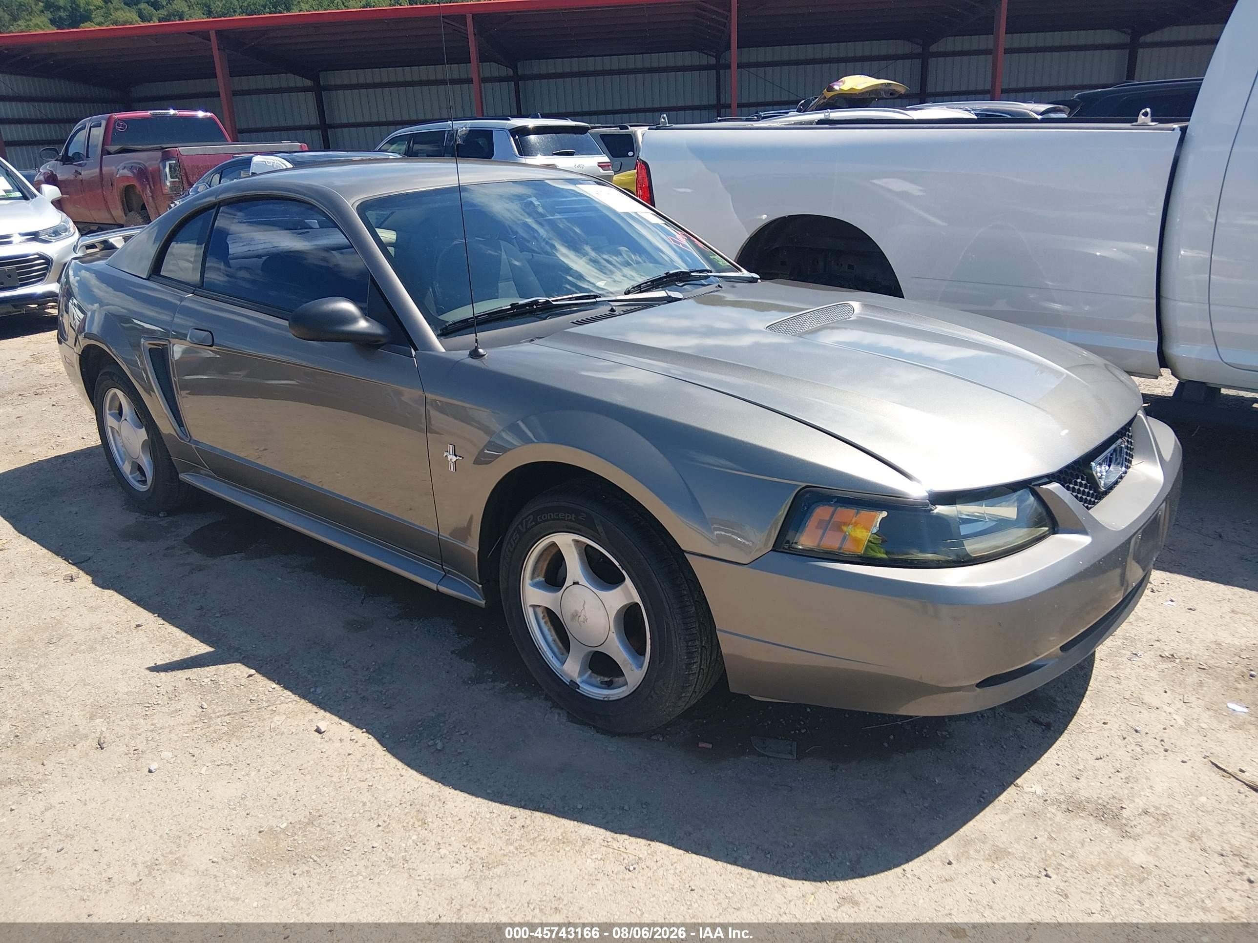 2002 Ford Mustang   Gray vin: 1FAFP40462F165993