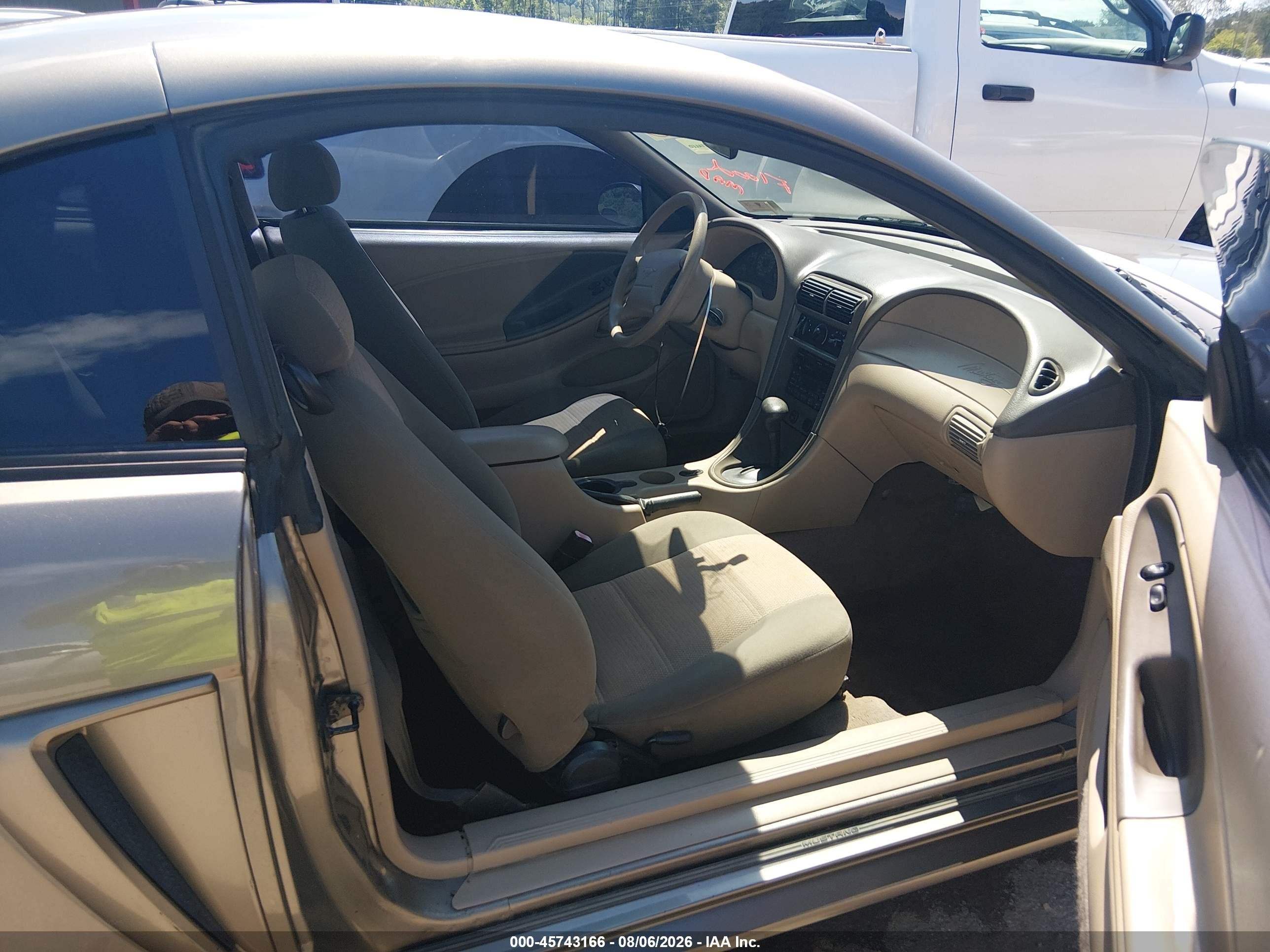 2002 Ford Mustang   Gray vin: 1FAFP40462F165993