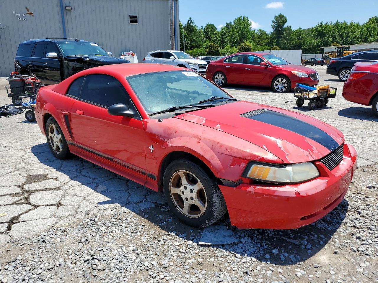2002 Ford Mustang Red vin: 1FAFP40462F240871