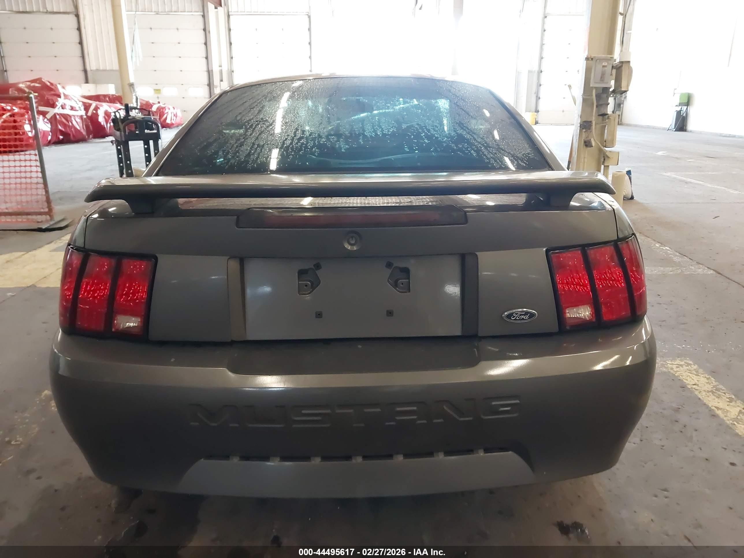 2003 Ford Mustang Серый vin: 1FAFP40463F452784