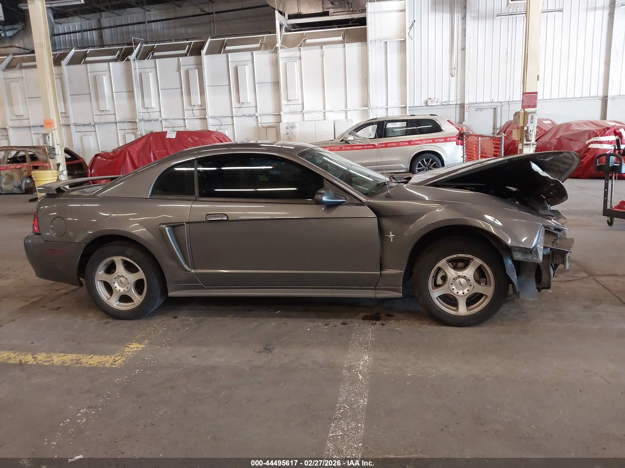 2003 Ford Mustang Серый vin: 1FAFP40463F452784
