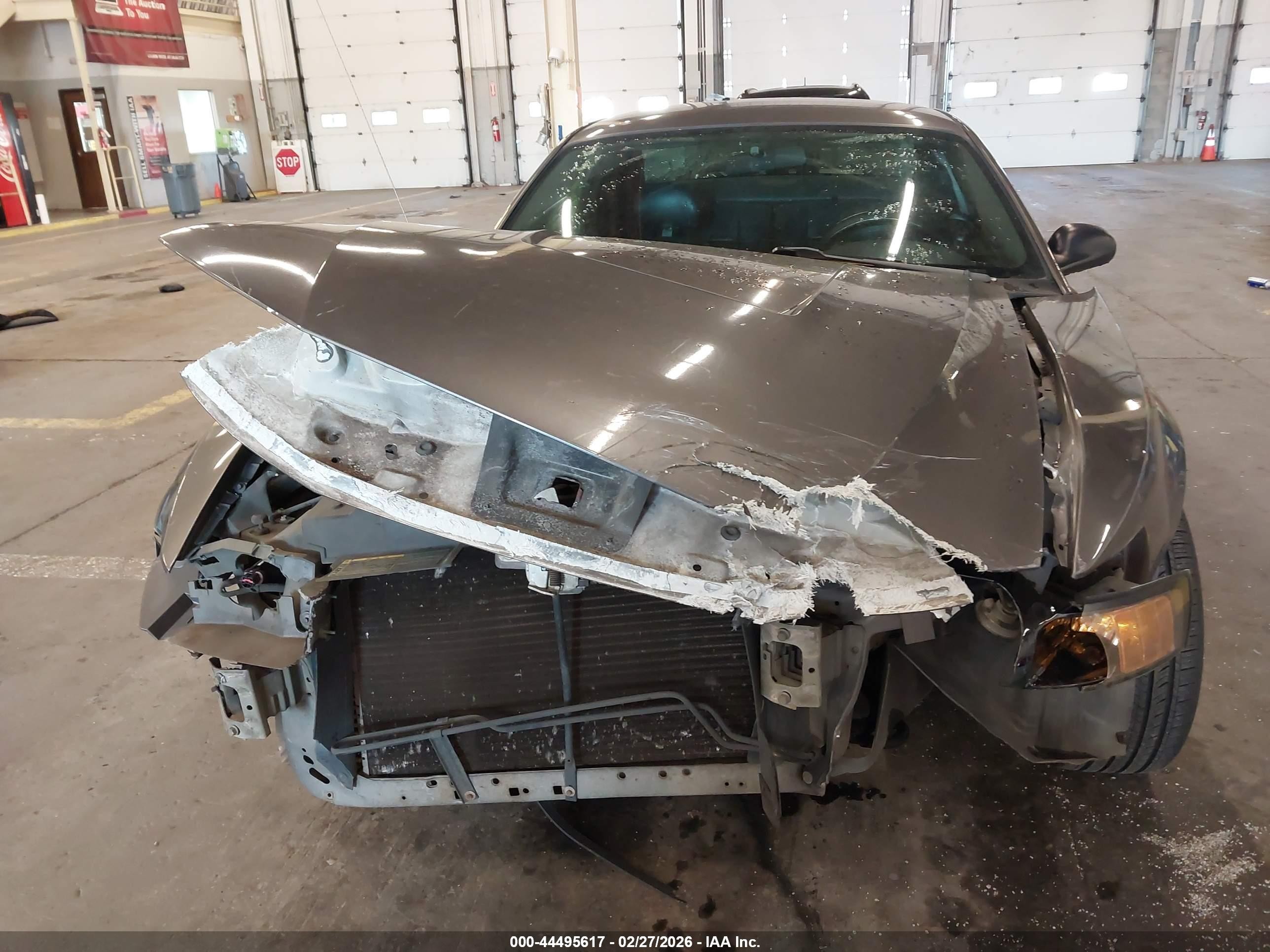 2003 Ford Mustang Серый vin: 1FAFP40463F452784