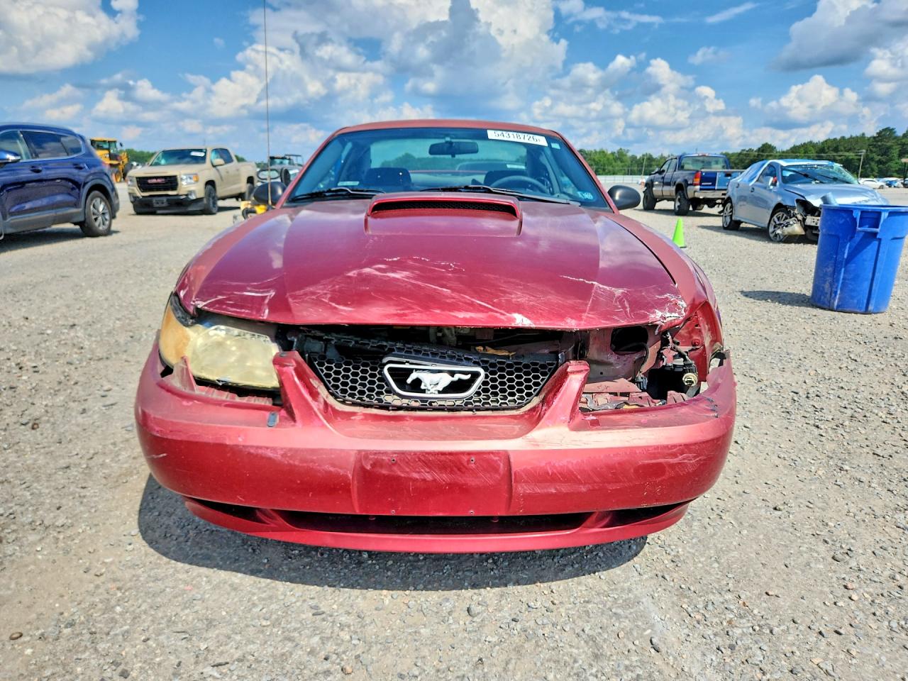 2004 Ford Mustang Red vin: 1FAFP40464F106462