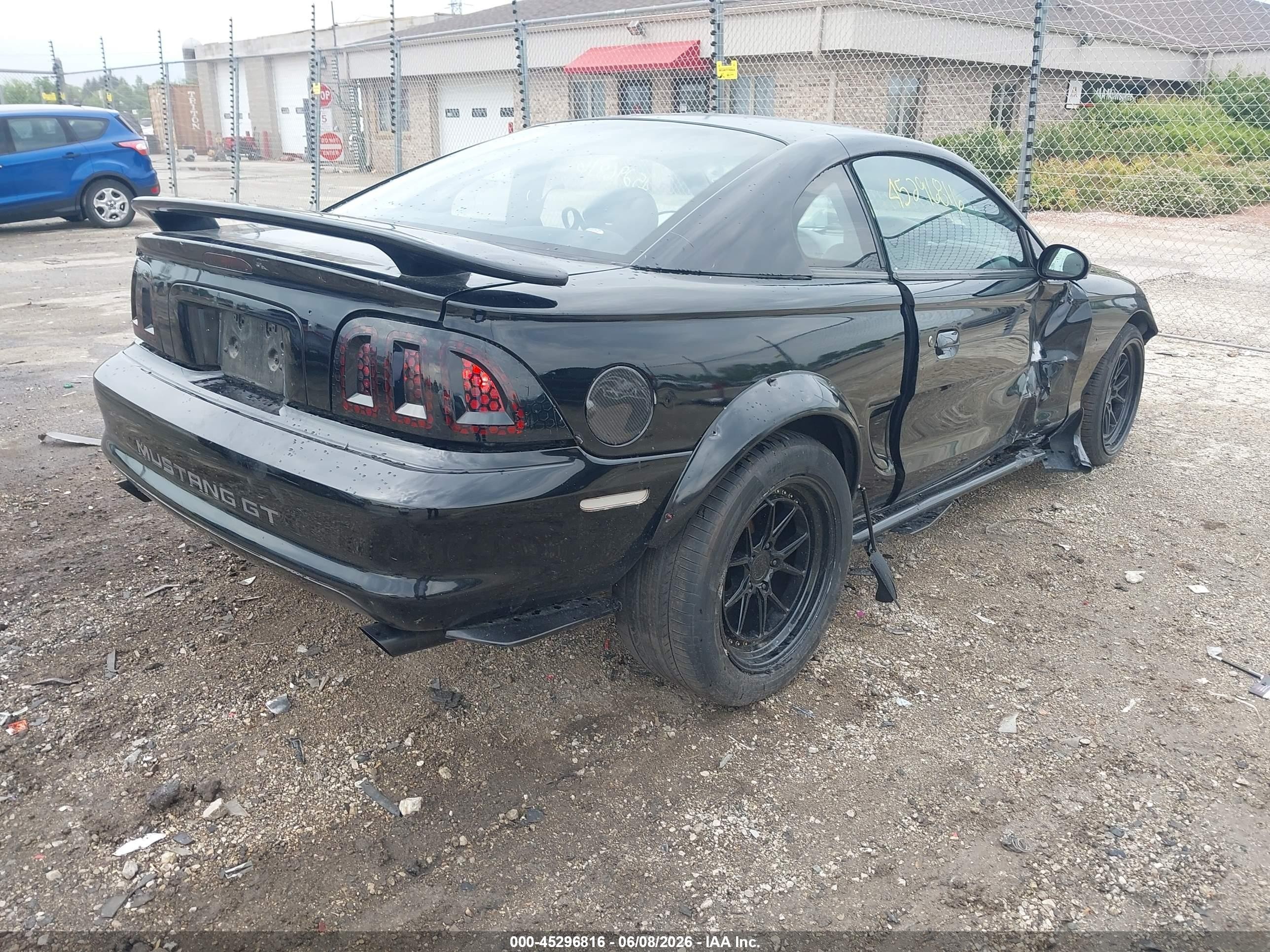 1998 Ford Mustang   Black vin: 1FAFP4046WF102236