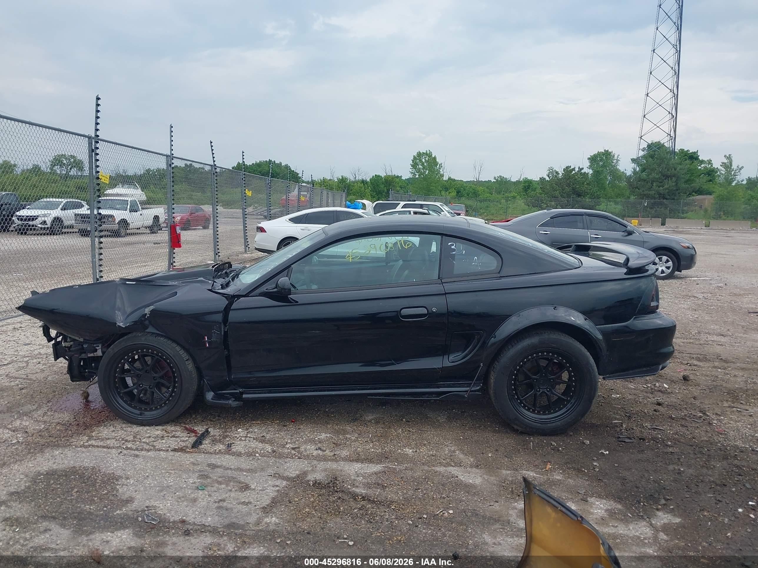 1998 Ford Mustang   Black vin: 1FAFP4046WF102236