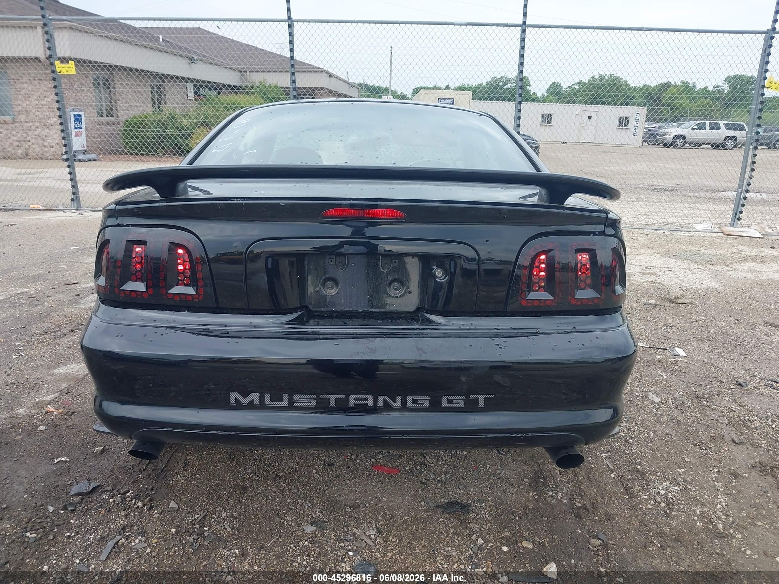 1998 Ford Mustang   Black vin: 1FAFP4046WF102236