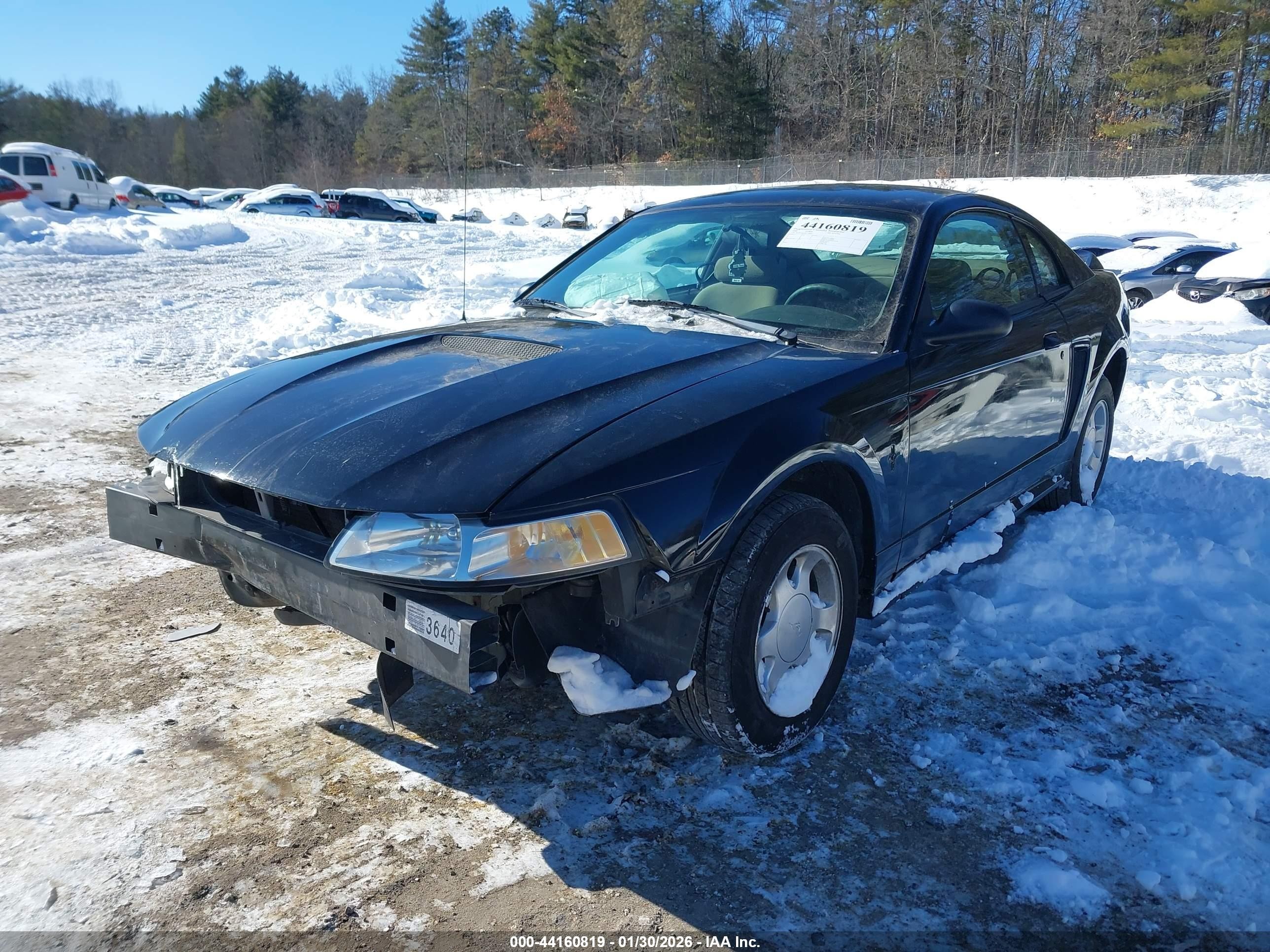 2000 Ford Mustang   Black vin: 1FAFP4046YF238109