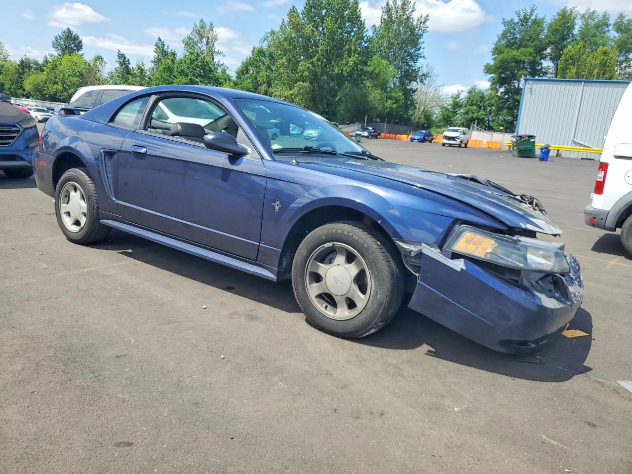 2001 Ford Mustang Blue vin: 1FAFP40471F103808