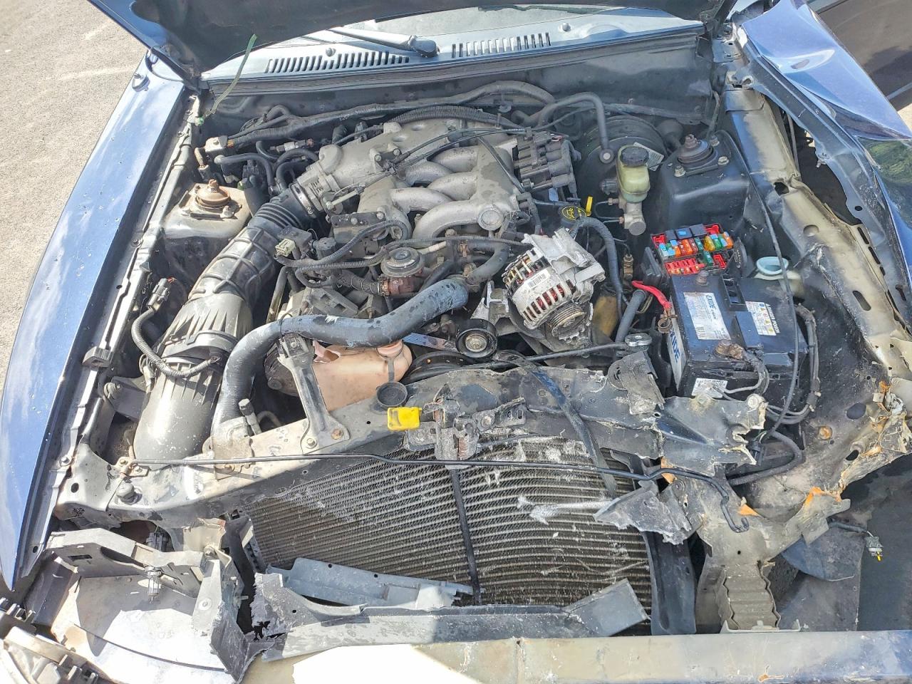 2001 Ford Mustang Blue vin: 1FAFP40471F103808
